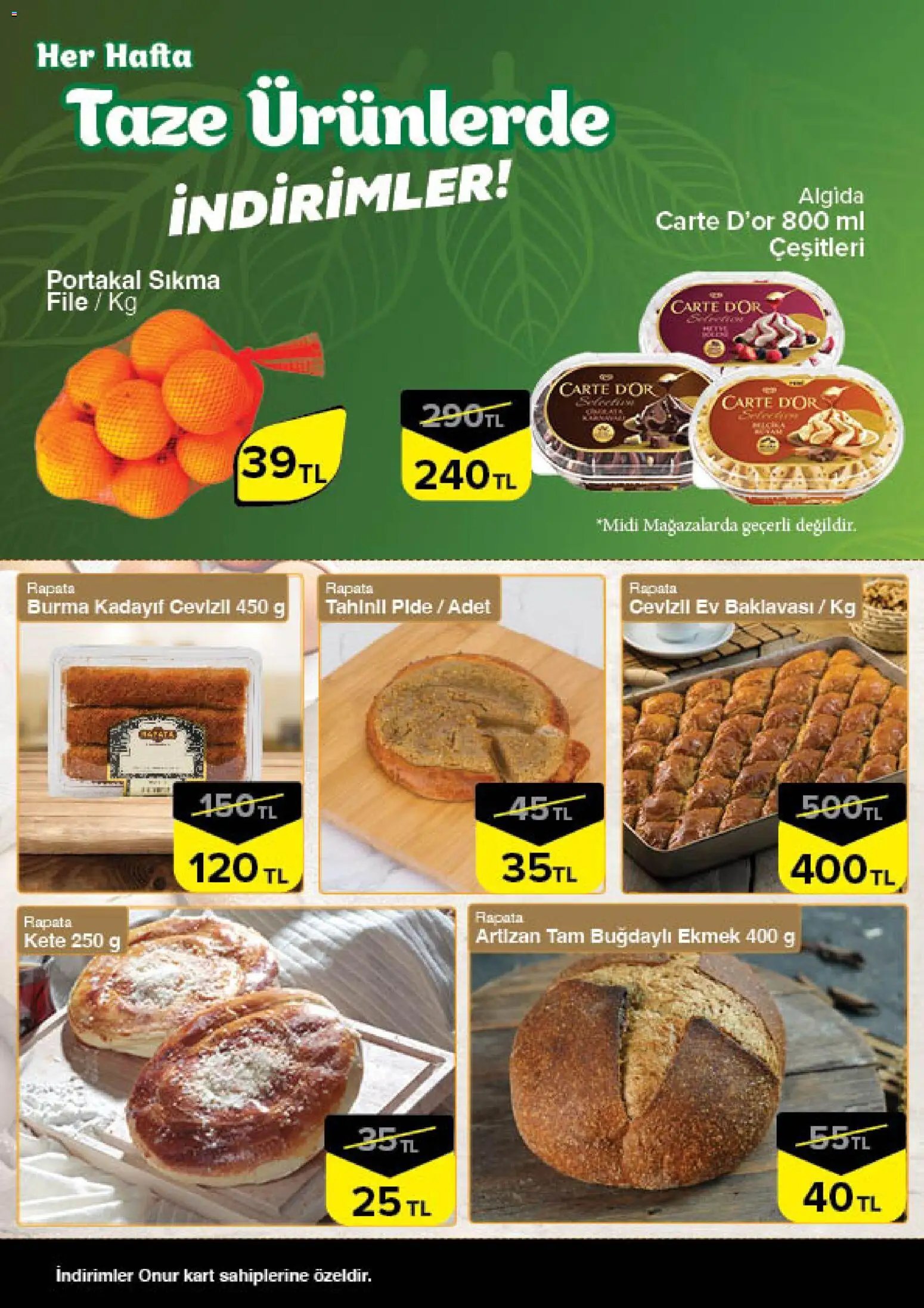 Onur Market - Taze Ürünlerde İndirimler - İstanbul