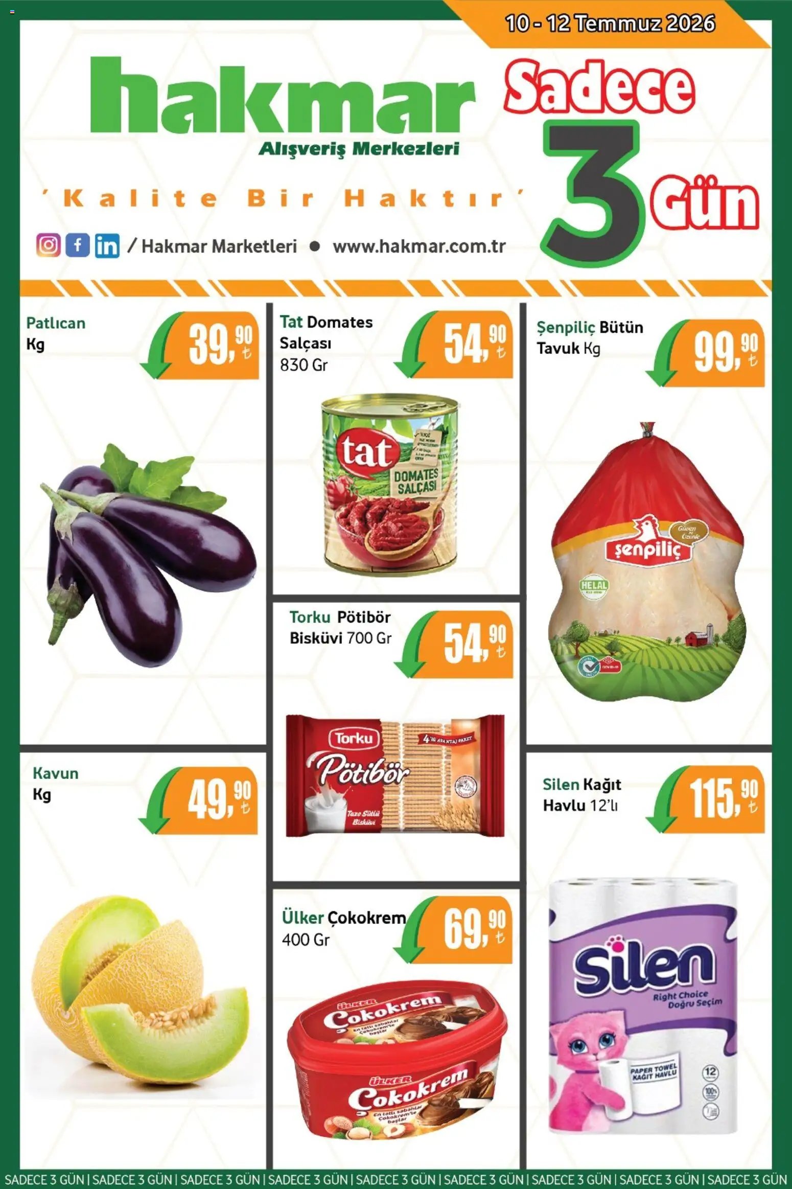 Hakmar - Katalog Sadece 3 Gün