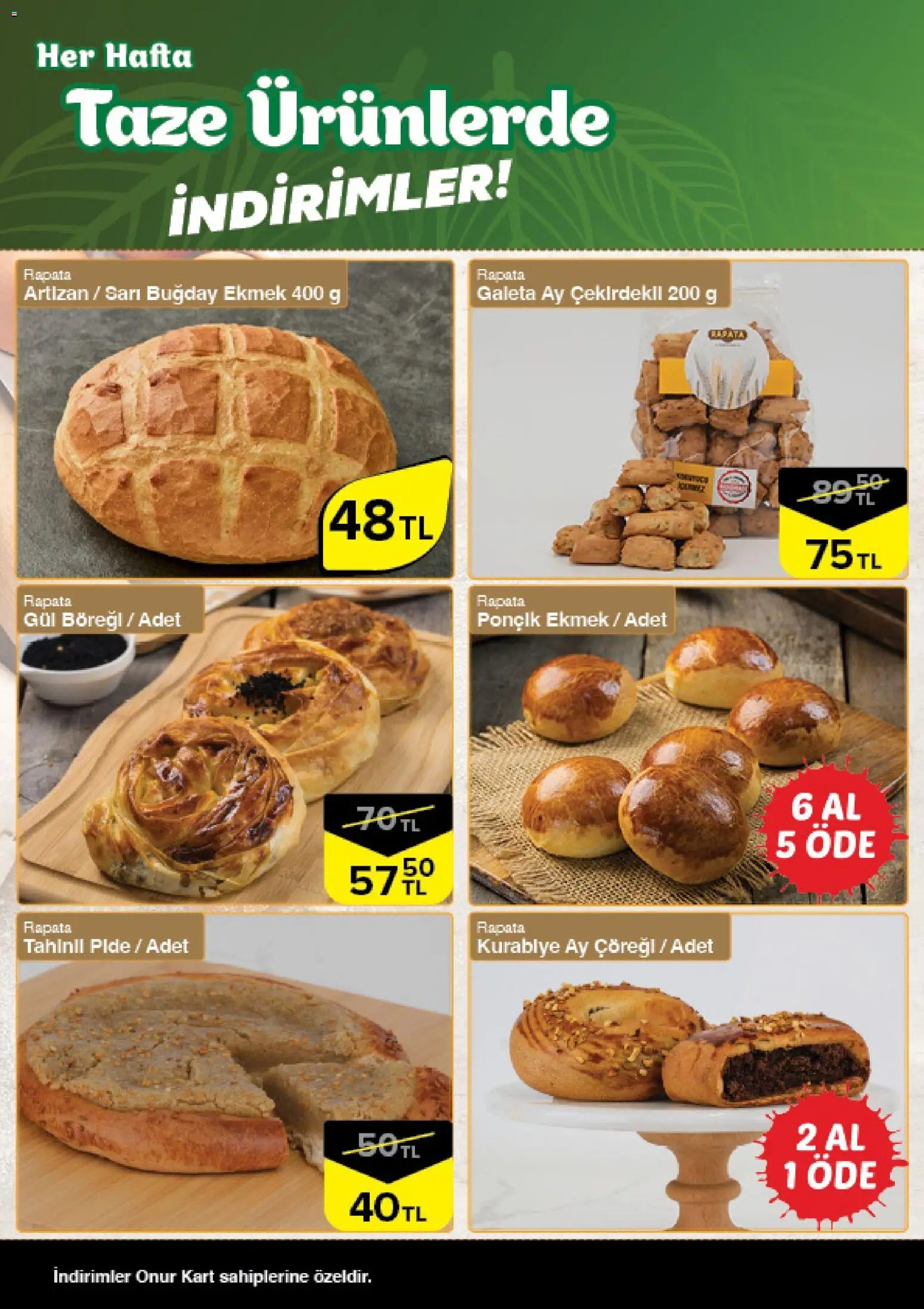 Onur Market - Taze Ürünlerde İndirimler