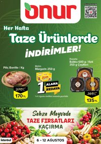 Onur Market - Taze Ürünlerde İndirimler