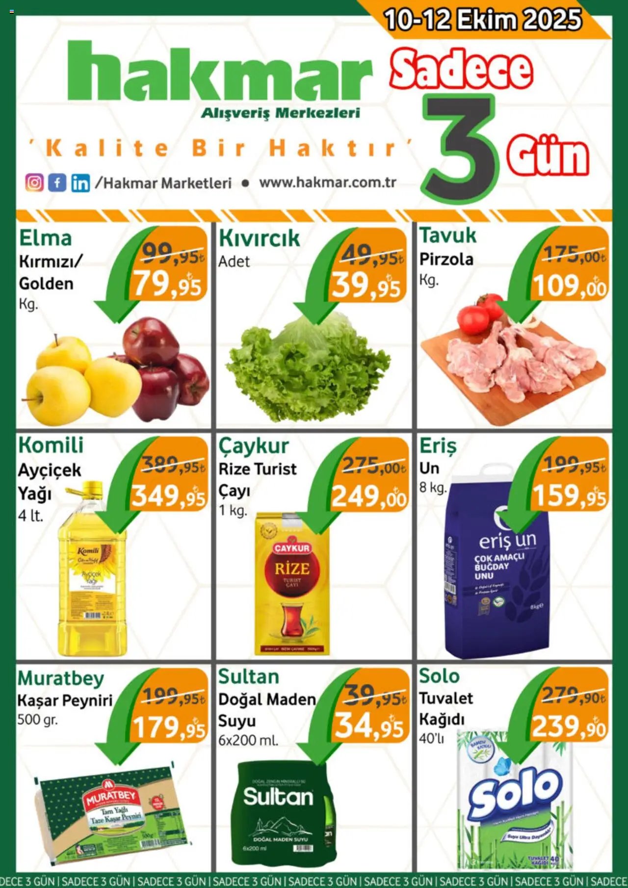Hakmar Katalog Sadece 3 Gün