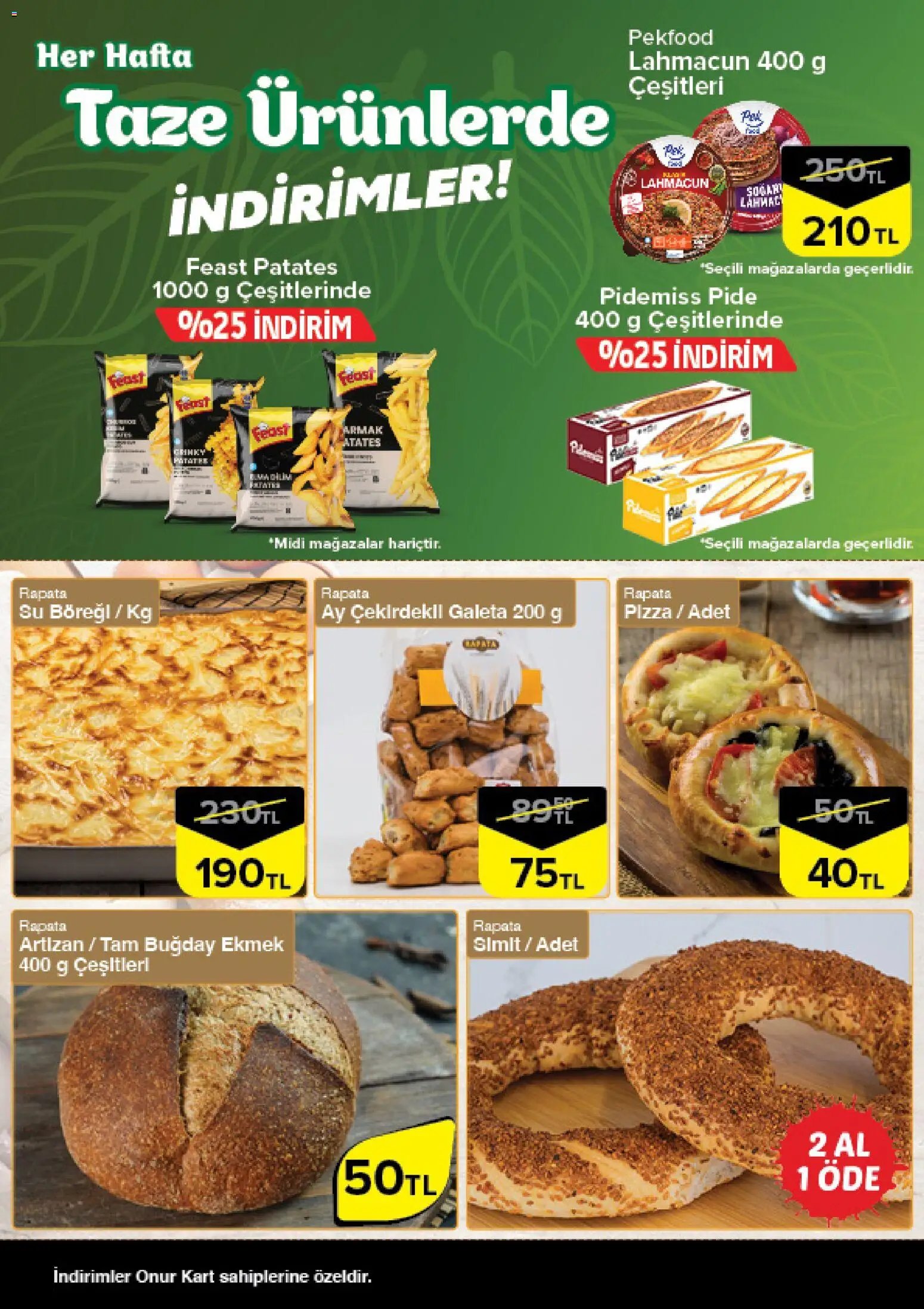 Onur Market - Taze Ürünlerde İndirimler