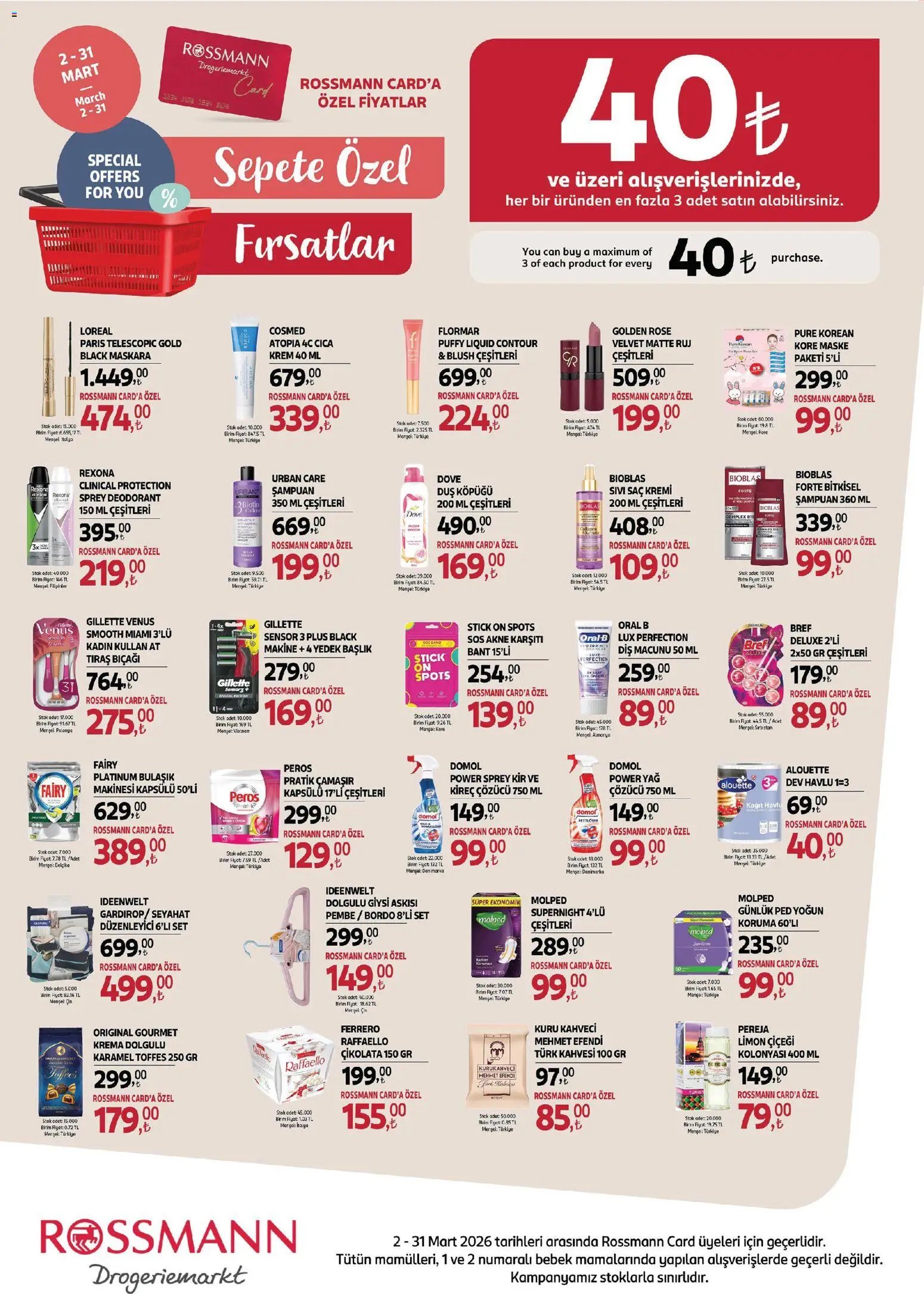 Rossmann - Mart Kişisel Bakım Kataloğu