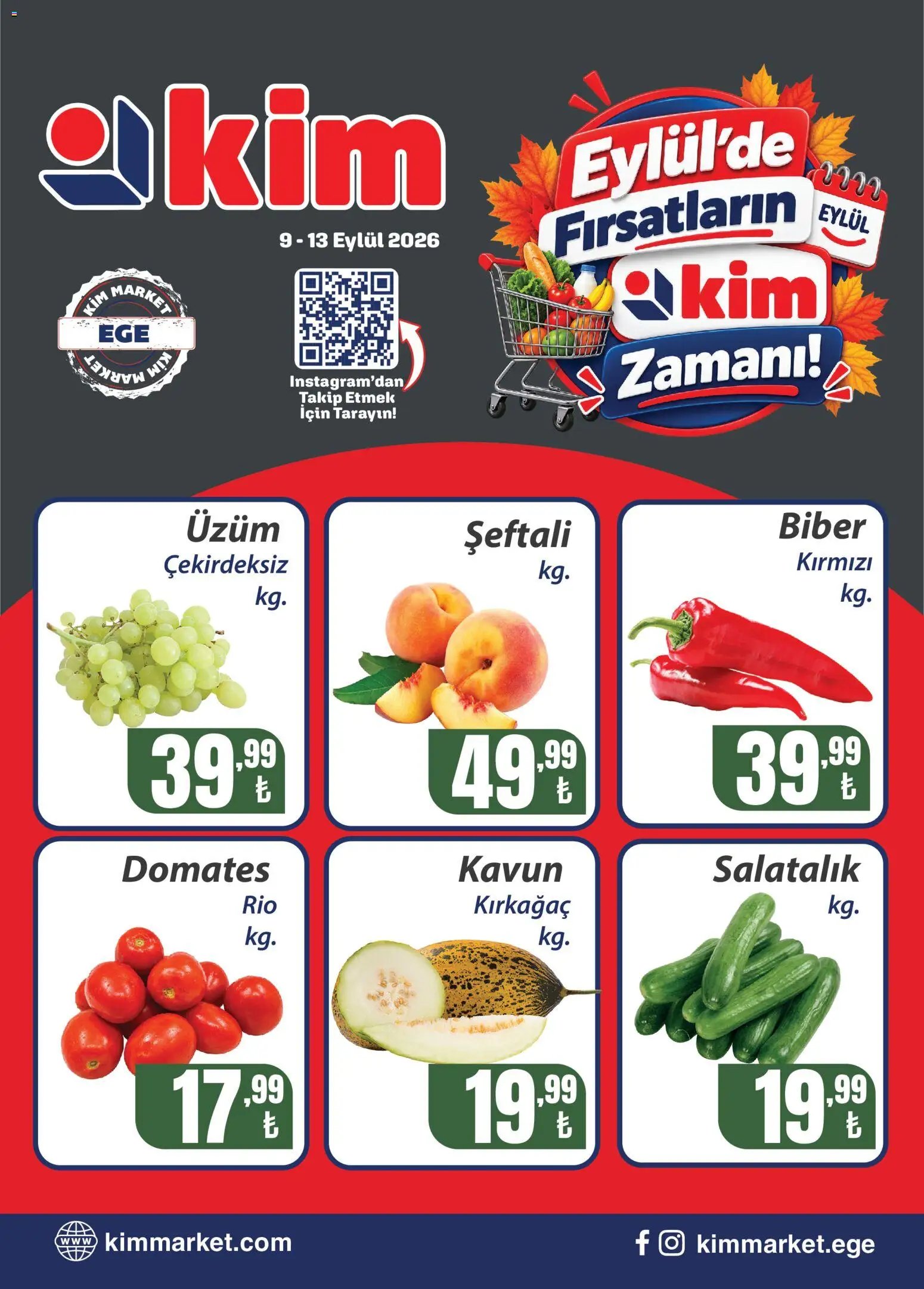 Kim Market Katalog - Sebze ve meyve - Ege