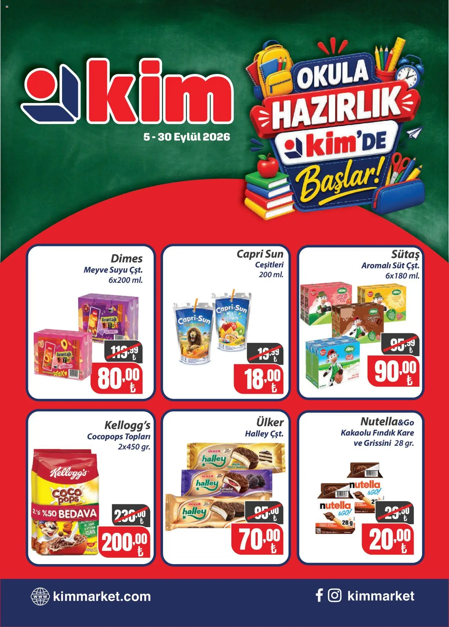 Kim Market Okula hazırlık