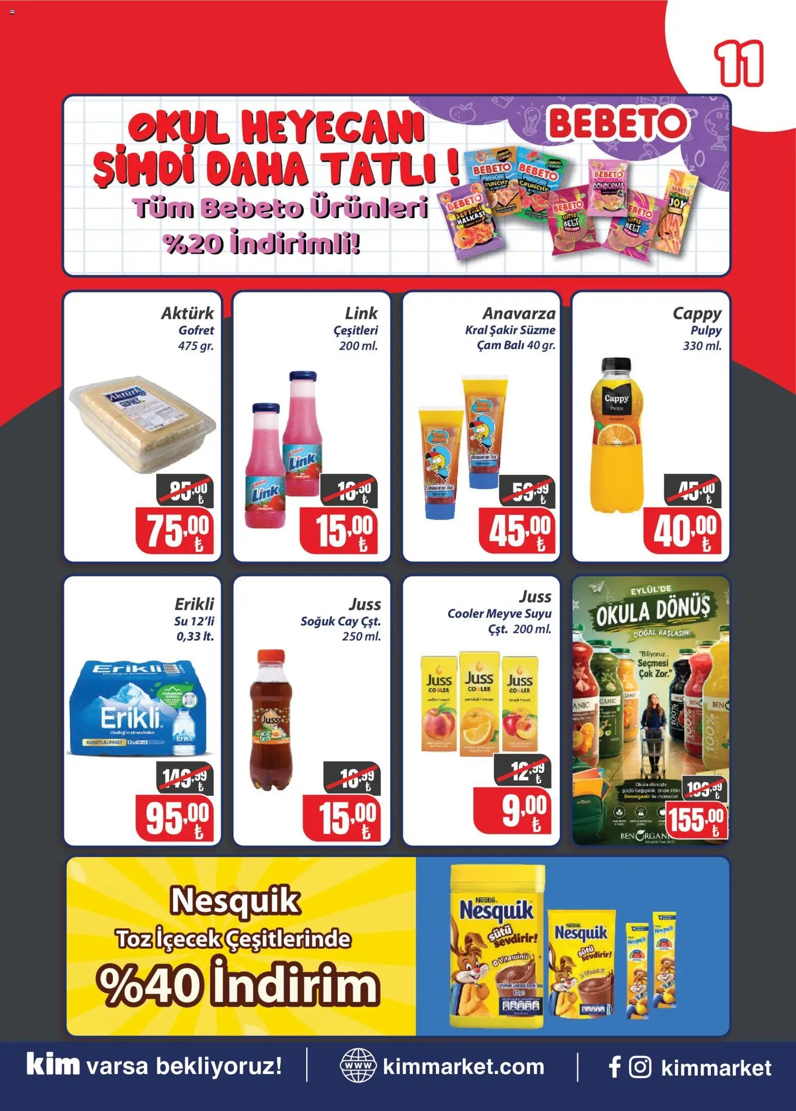 Kim Market Okula hazırlık