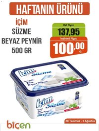 Biçen Market - Haftanın Ürünü
