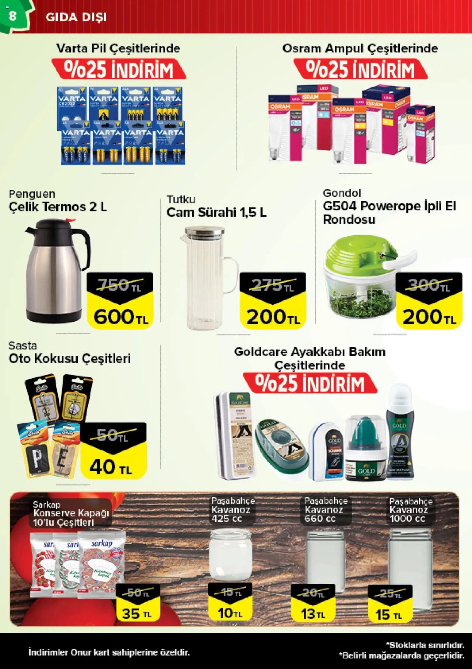 Onur Market Katalog Bursa