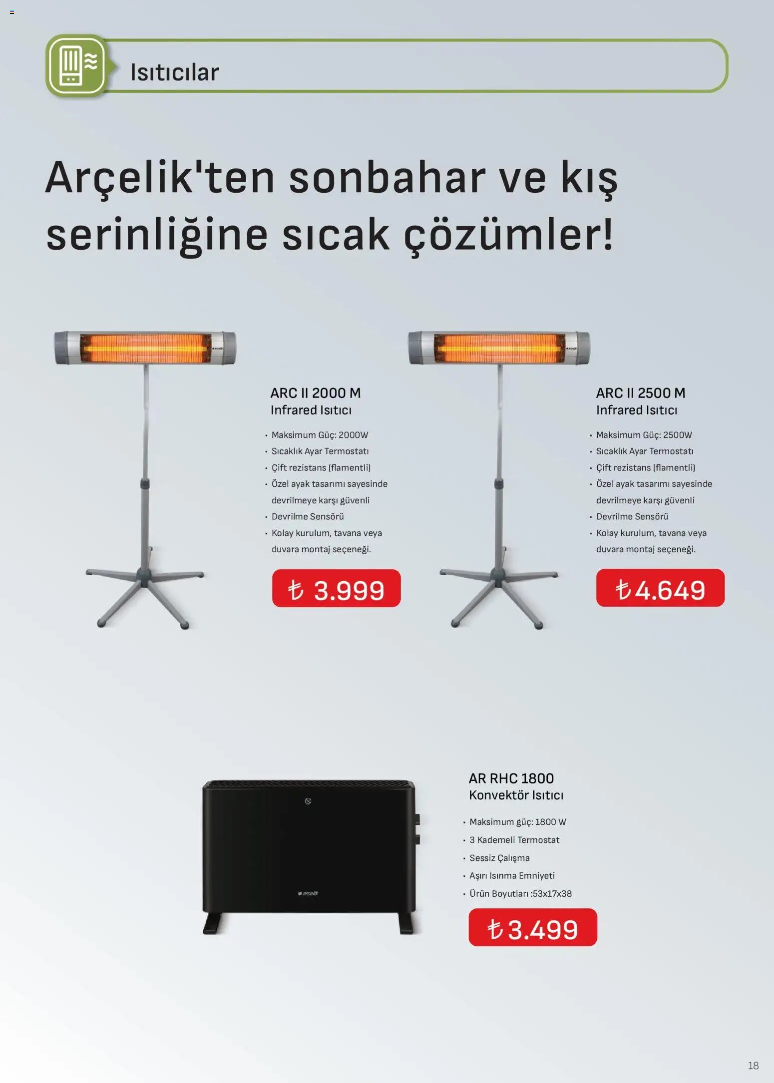 Arçelik İklimlendirme Kataloğu