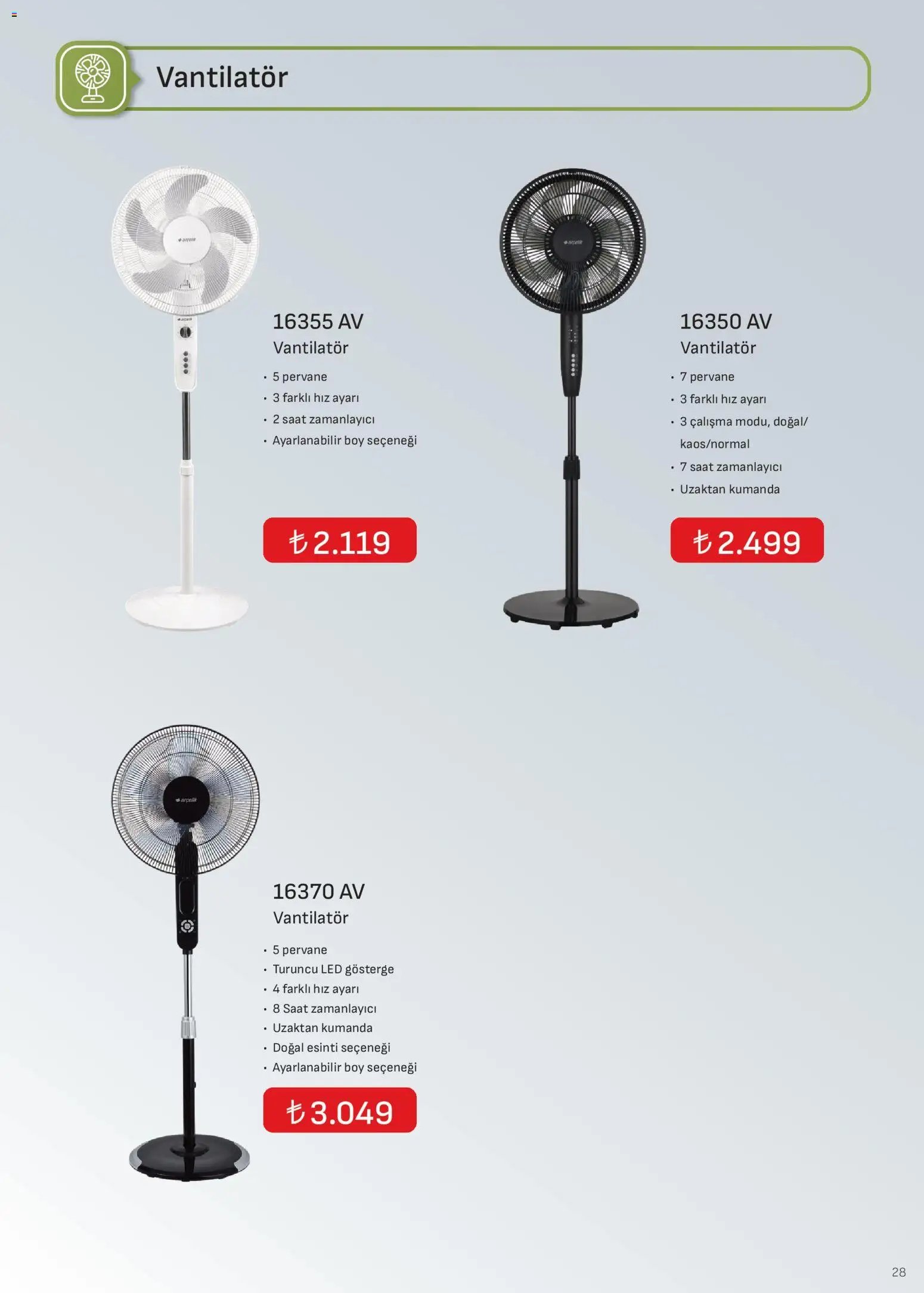 Arçelik İklimlendirme Kataloğu