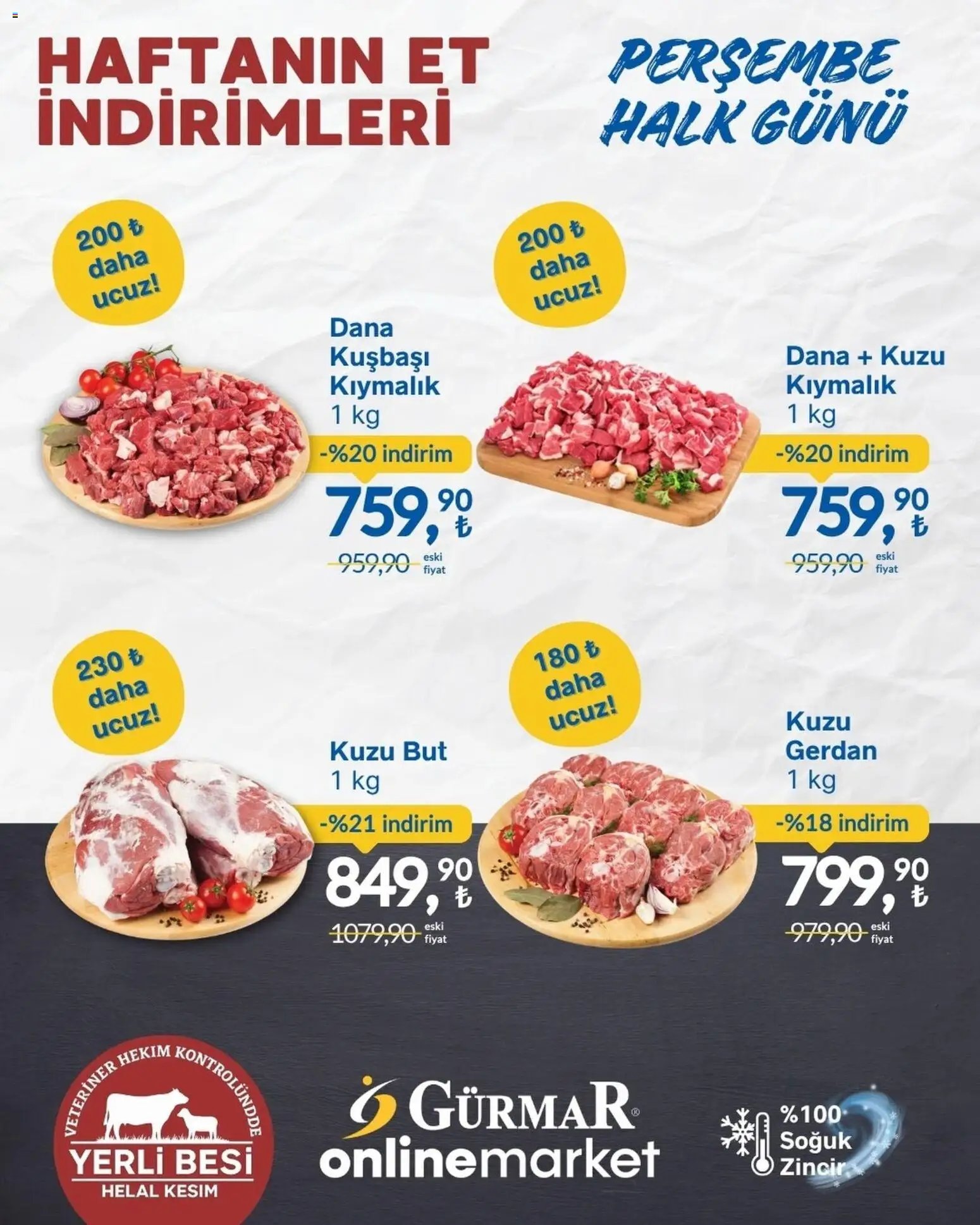 Gürmar - Haftanın Et İndirimleri