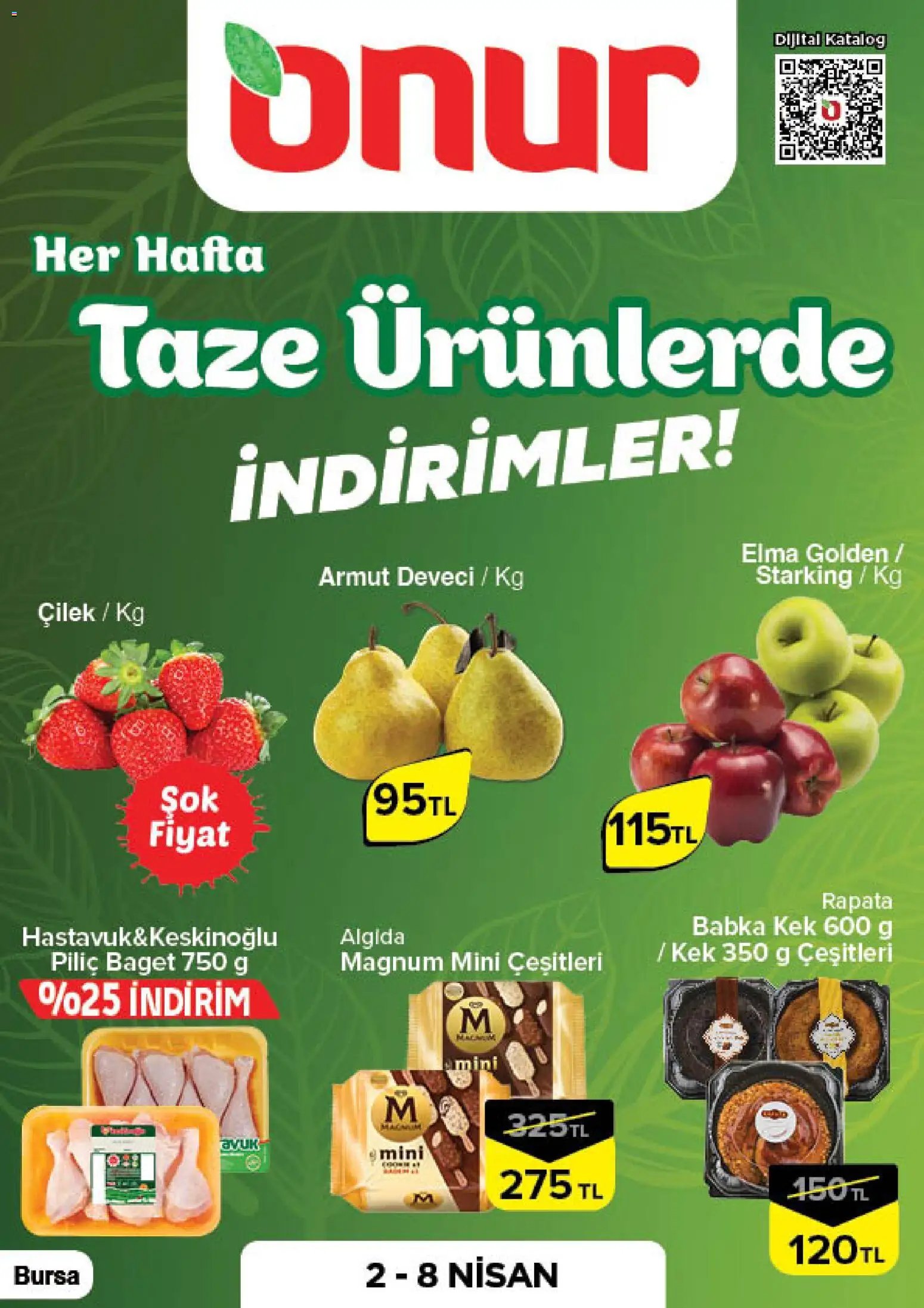 Onur Market - Taze Ürünlerde İndirimler - Bursa