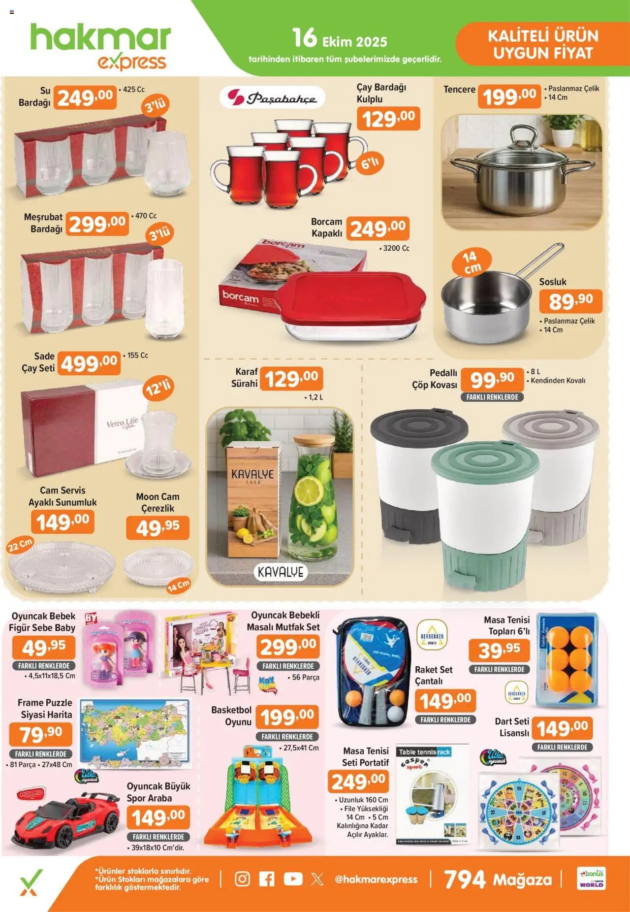 Hakmar Express Perşembe Aktüel Ürünler