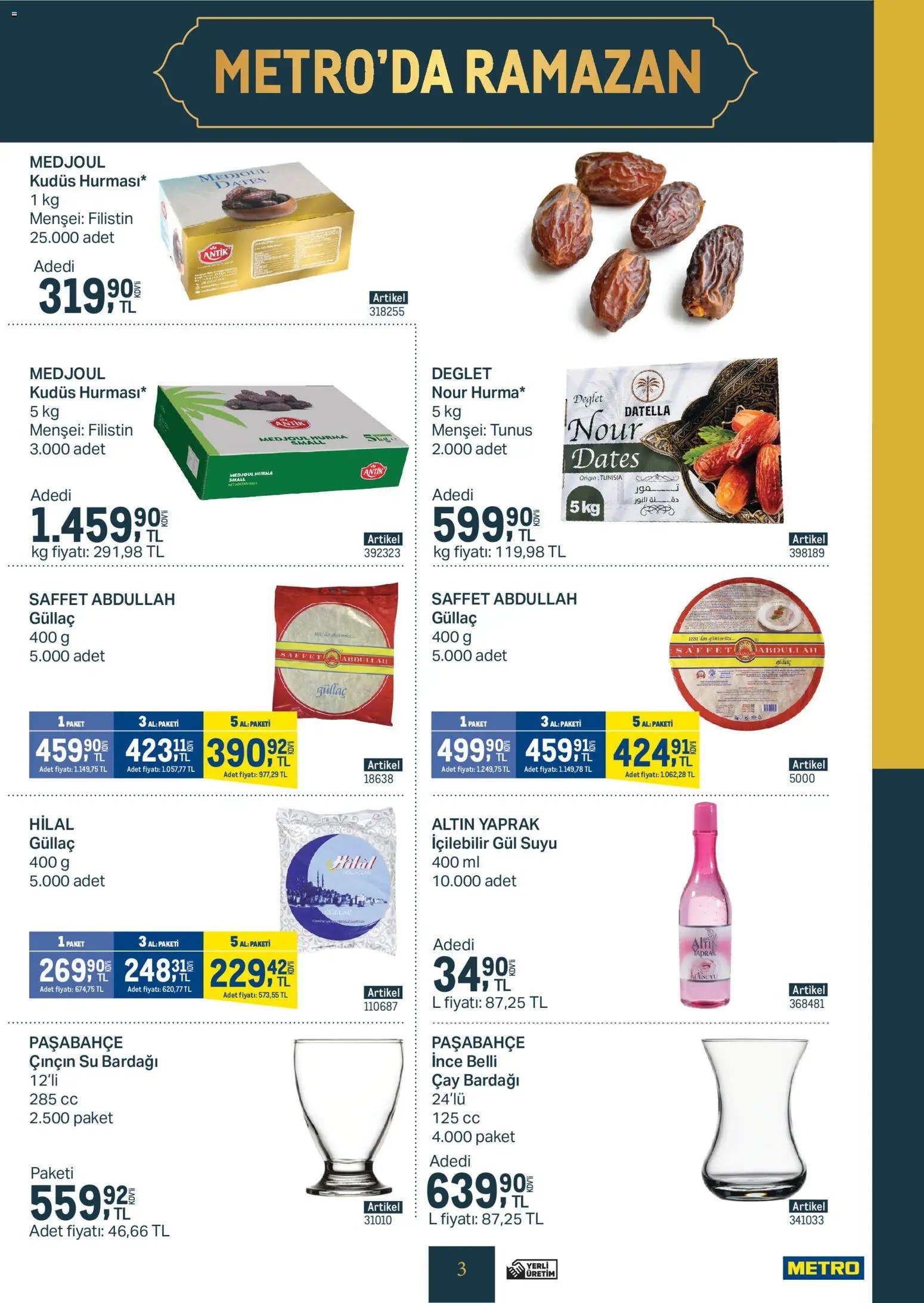 Metro - Kurum ve İşletme Mutfakları