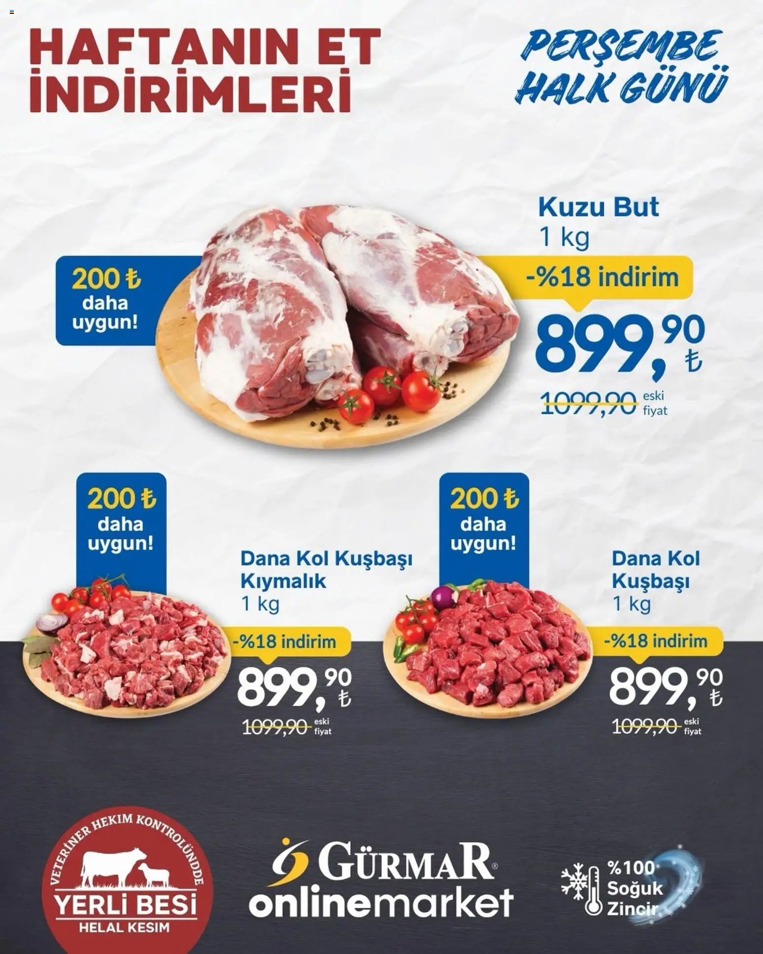 Gürmar - Haftanın Et İndirimleri