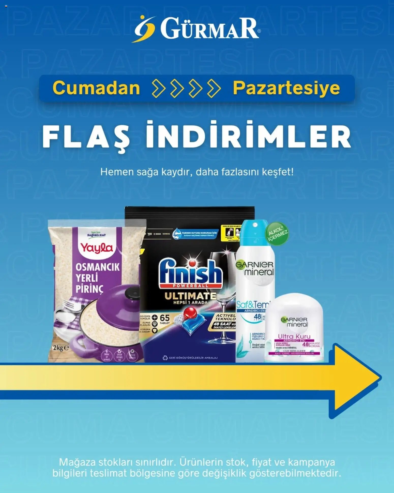 Gürmar Cumadan Pazartesiye