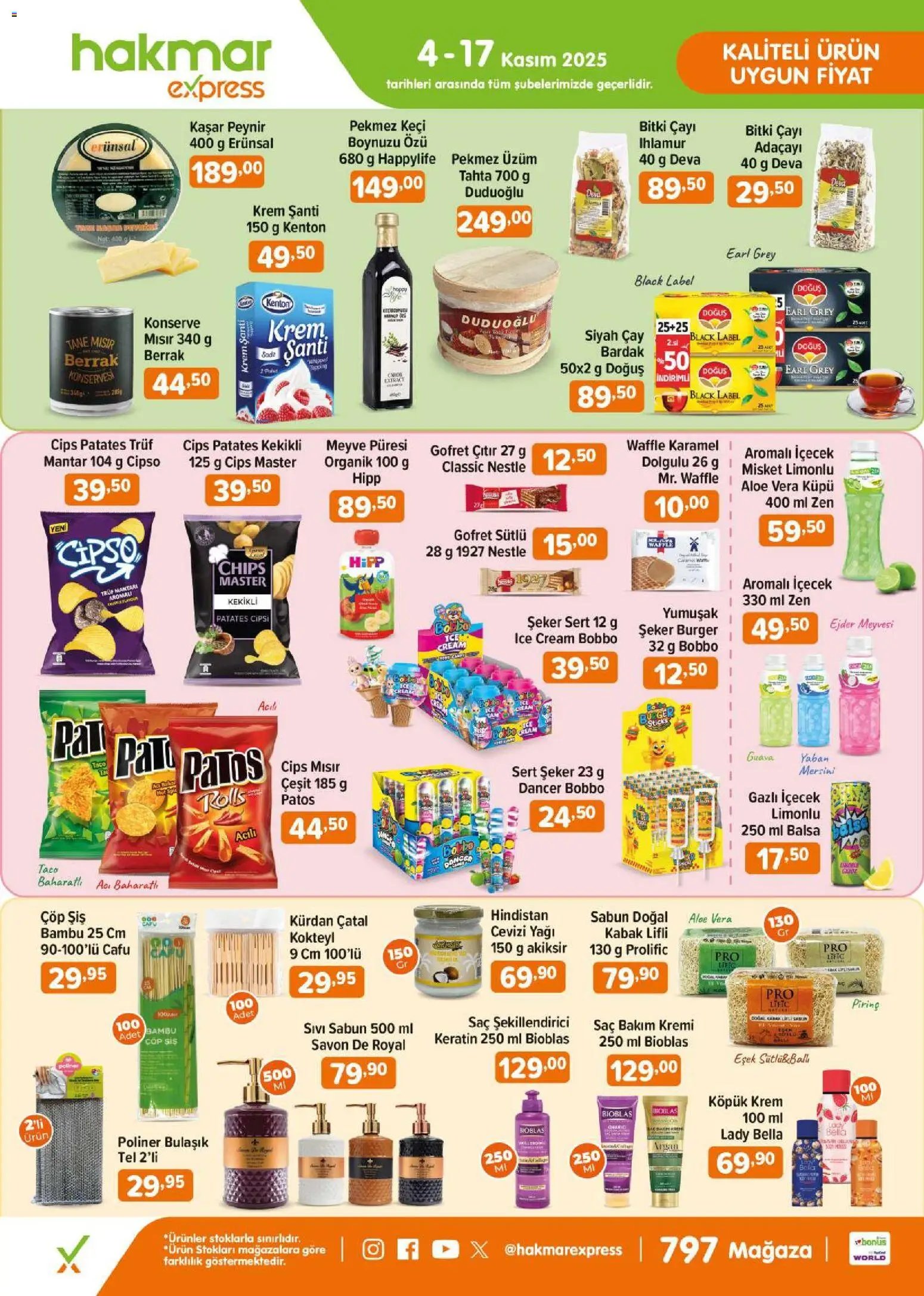 Hakmar Express Salı Aktüel Ürünler