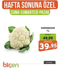 Biçen Market Hafta Sonuna Özel -Sebze İndirimi