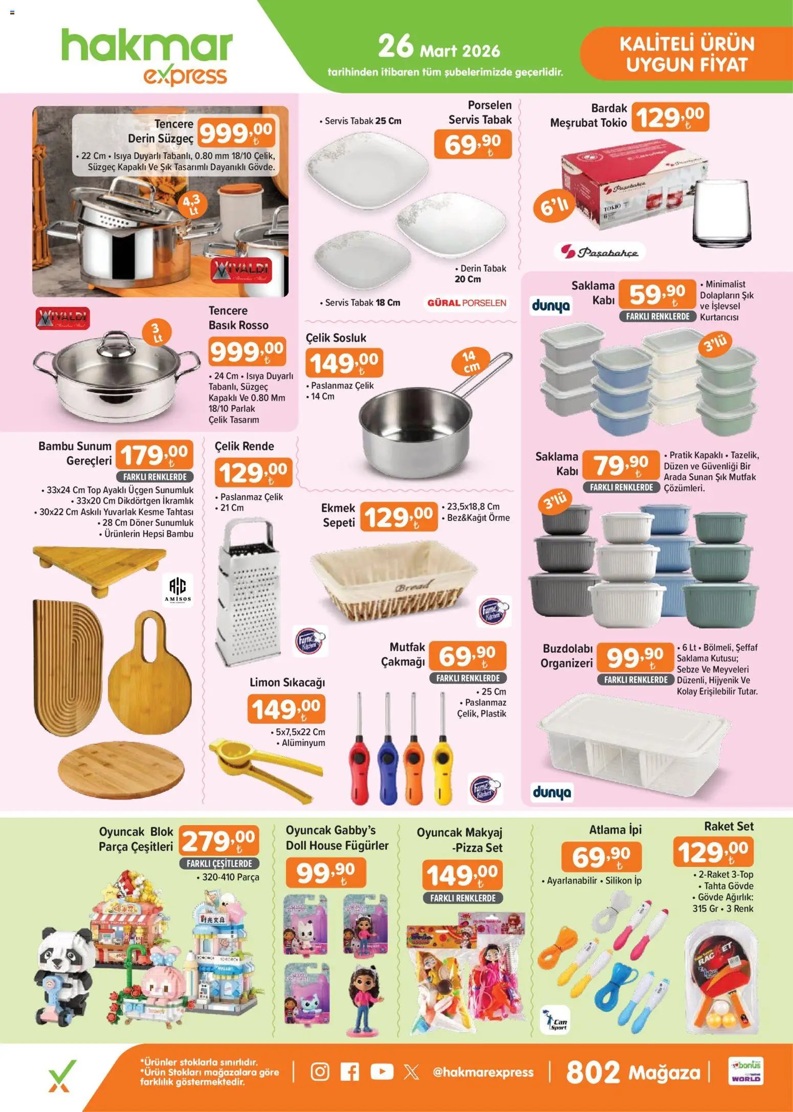 Hakmar Express - Perşembe Aktüel Ürünler