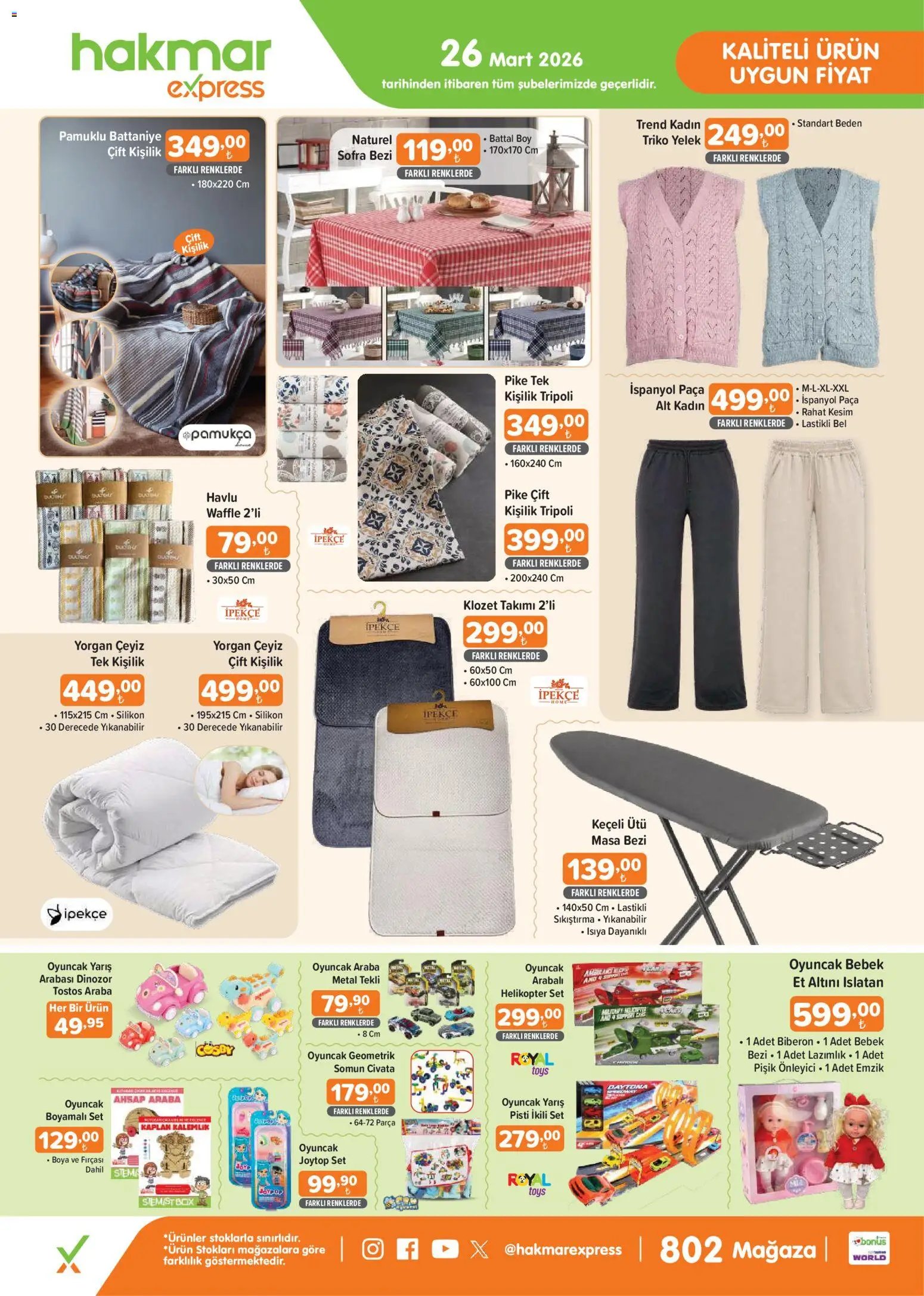 Hakmar Express - Perşembe Aktüel Ürünler