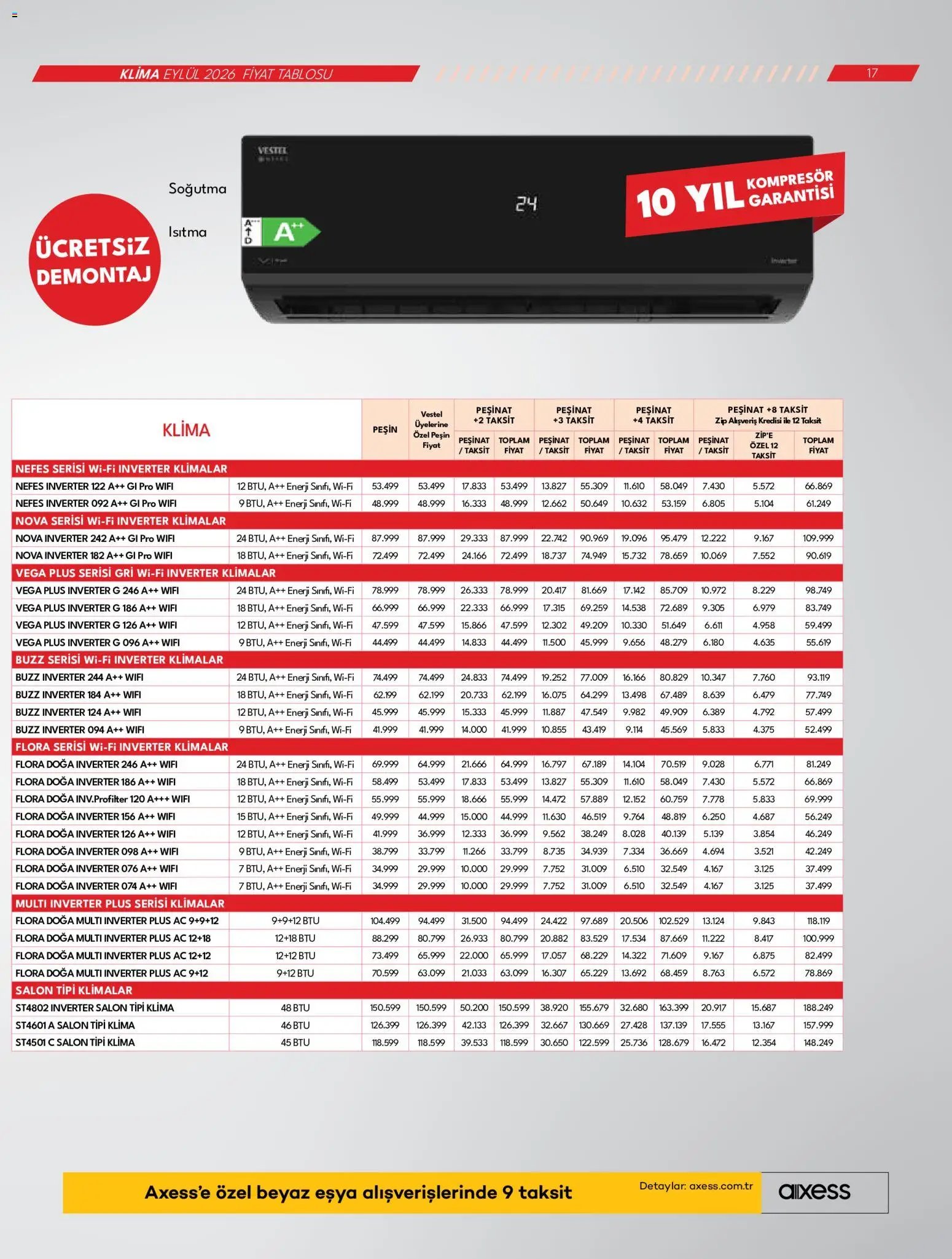 Vestel Katalog