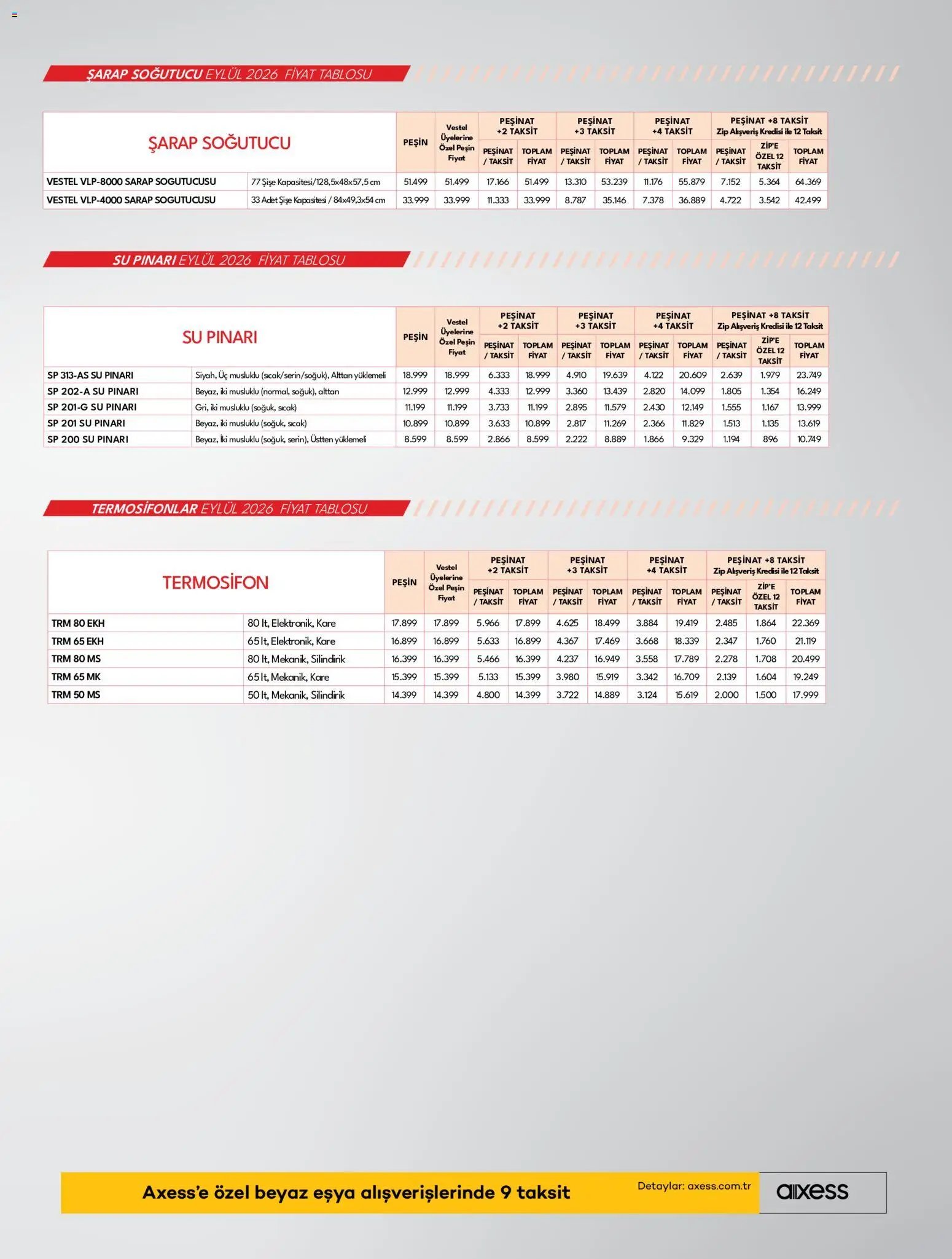 Vestel Katalog