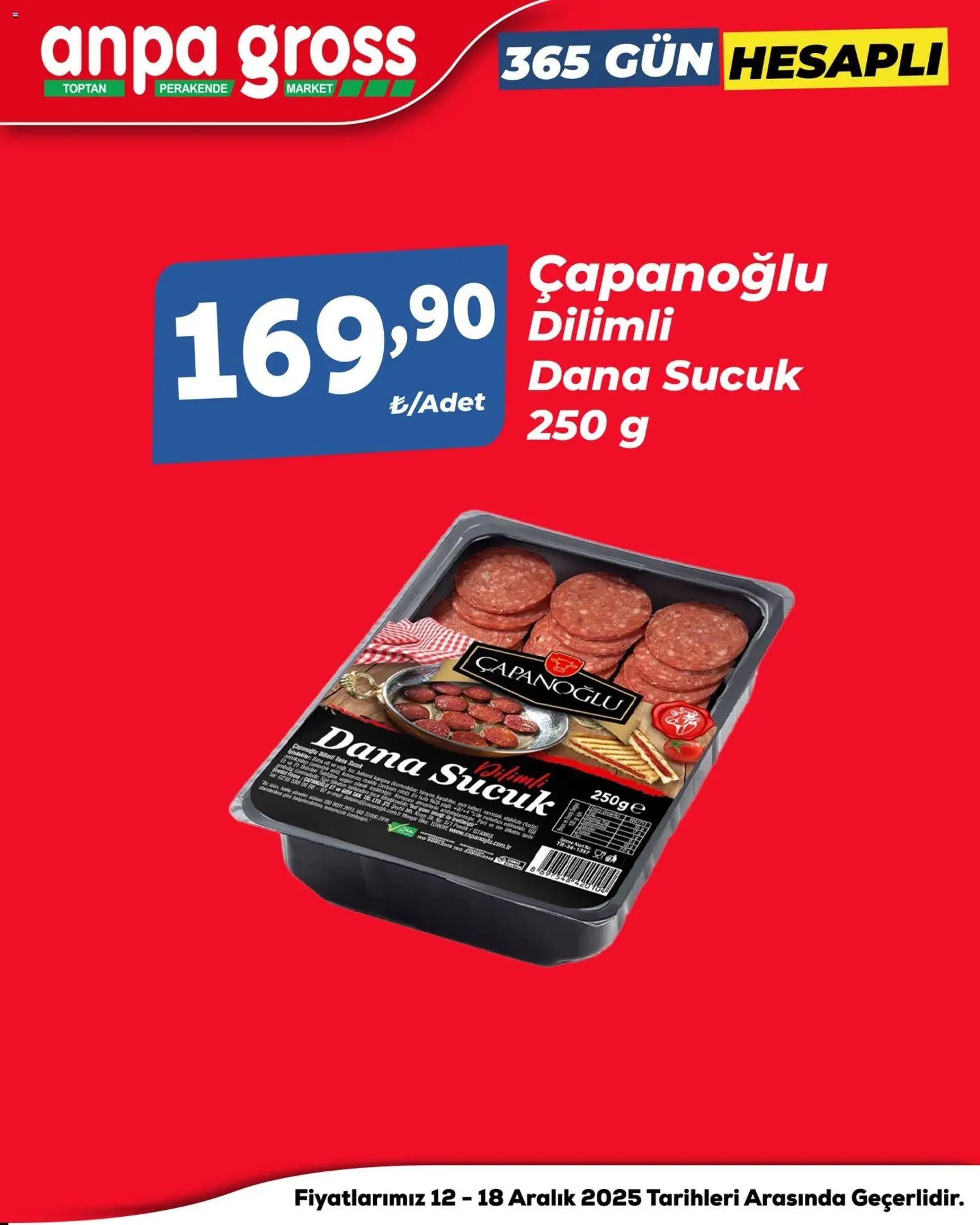 Anpa Gross 365 Gün Hesaplı