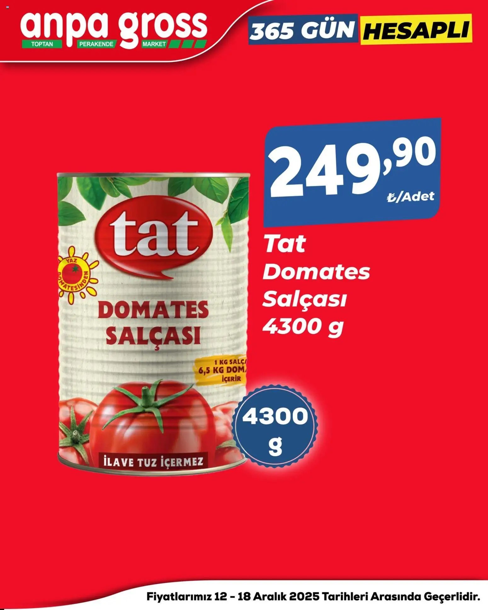 Anpa Gross 365 Gün Hesaplı