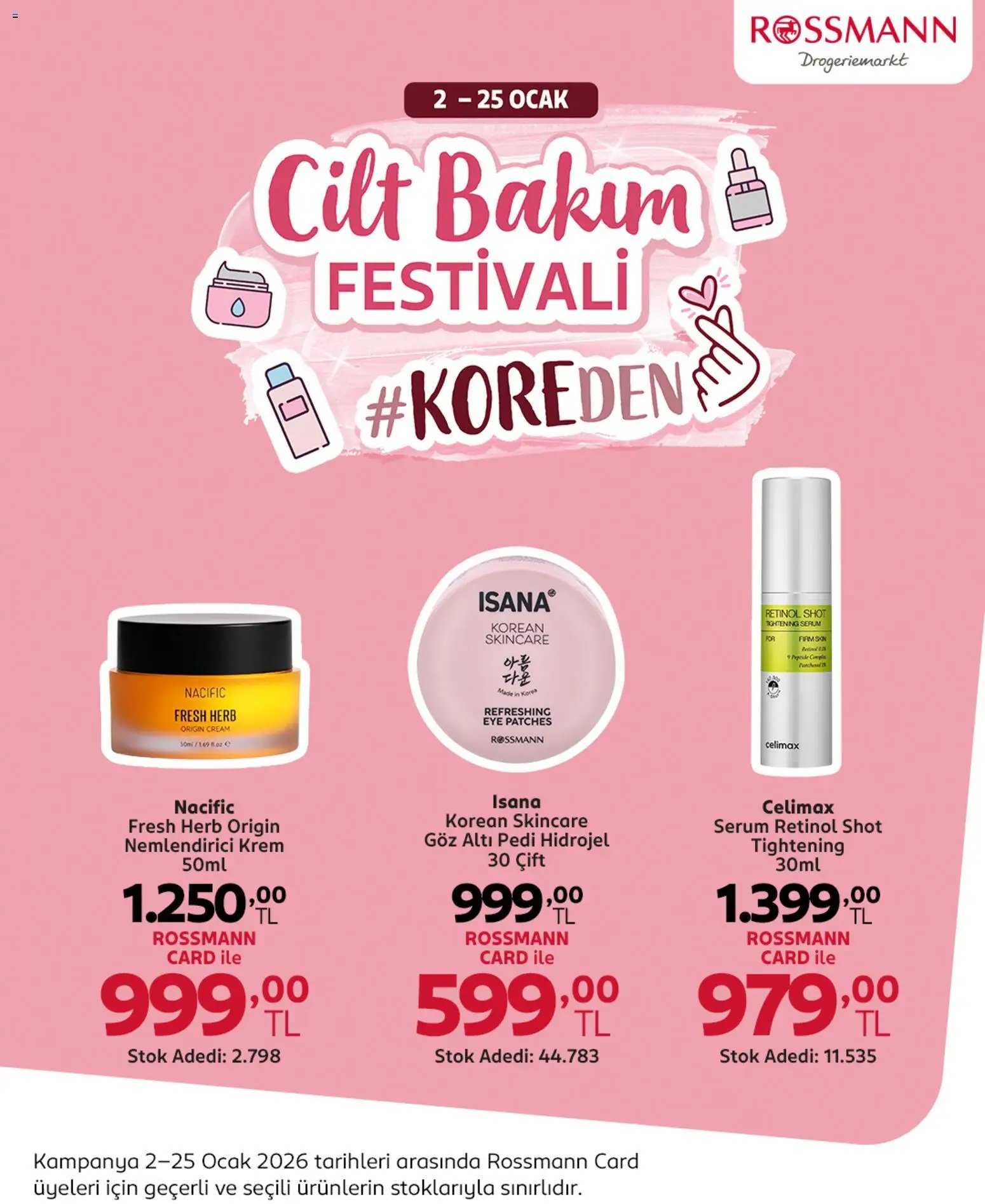 Rossmann Cilt Bakım Festivali