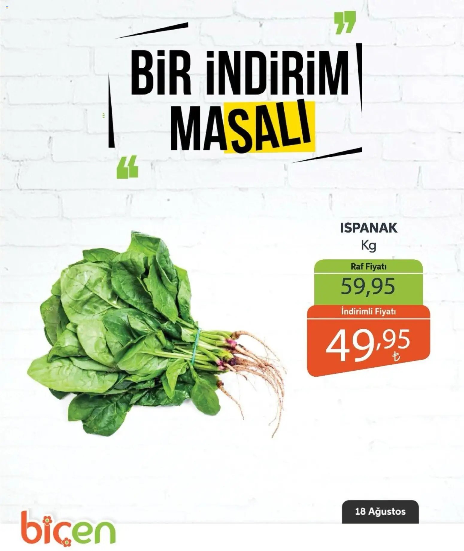 Biçen Market - Bir İndirim MaSalı - sebze