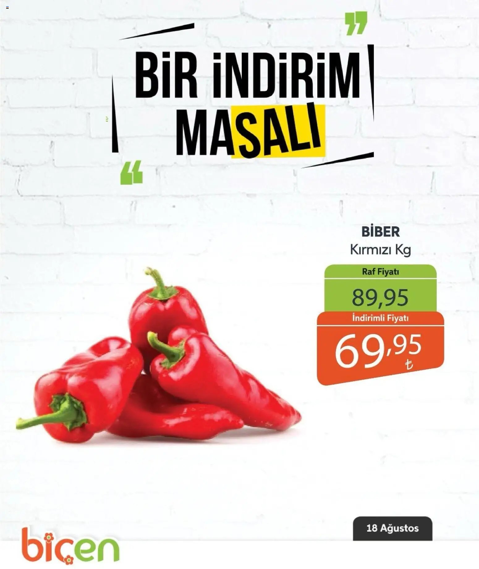 Biçen Market - Bir İndirim MaSalı - sebze