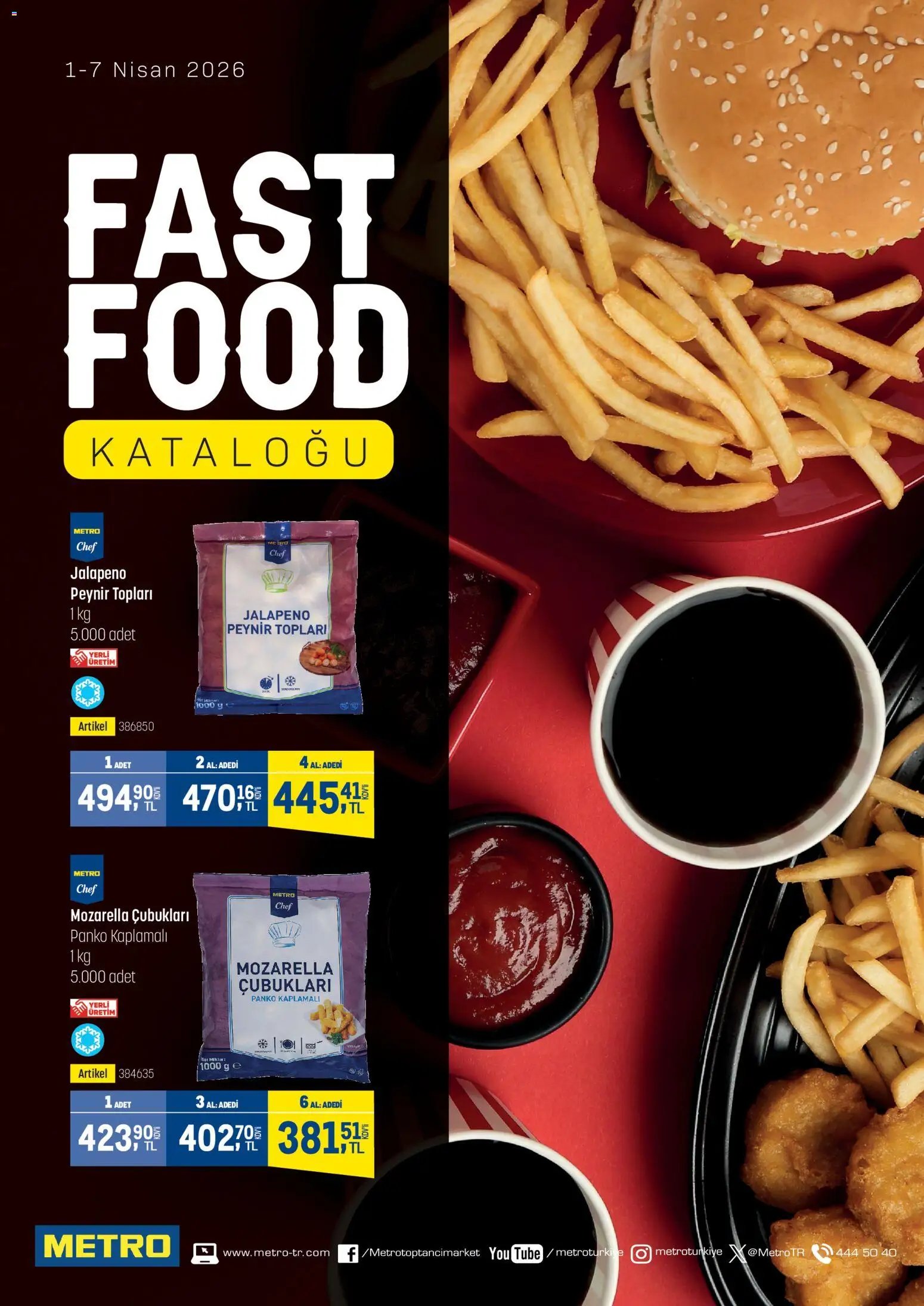 Metro - Fast Food Kataloğu