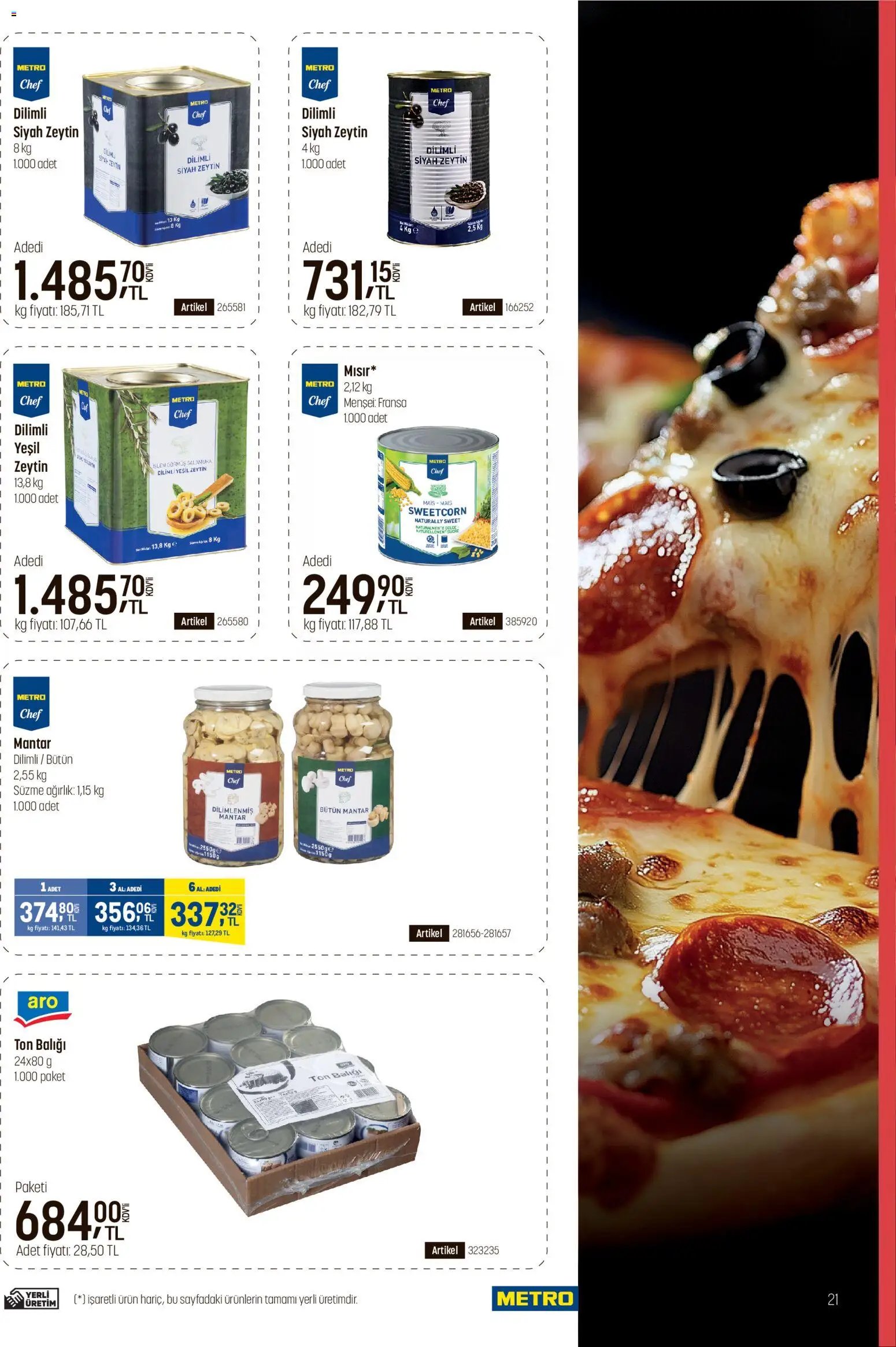 Metro - Fast Food Kataloğu