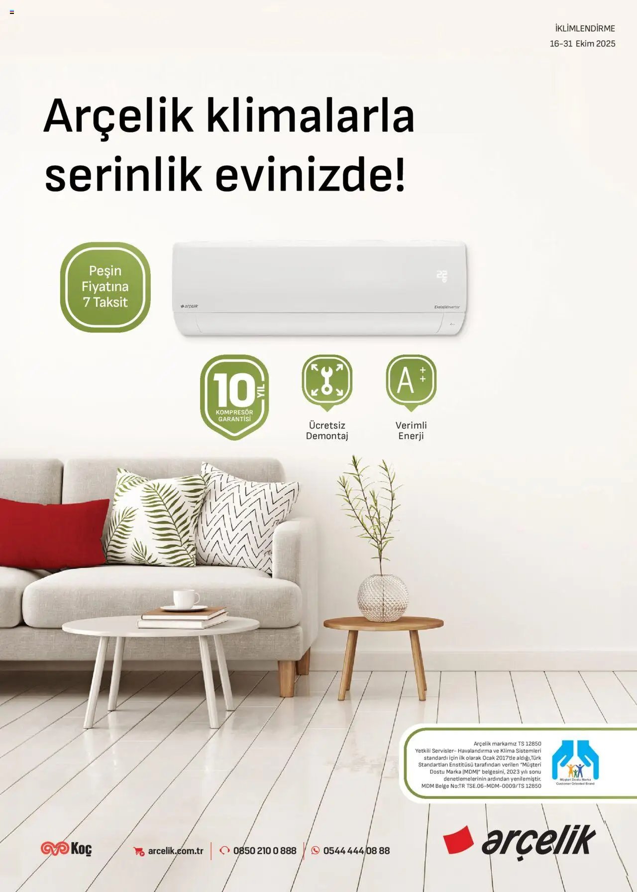 Arçelik İklimlendirme Kataloğu