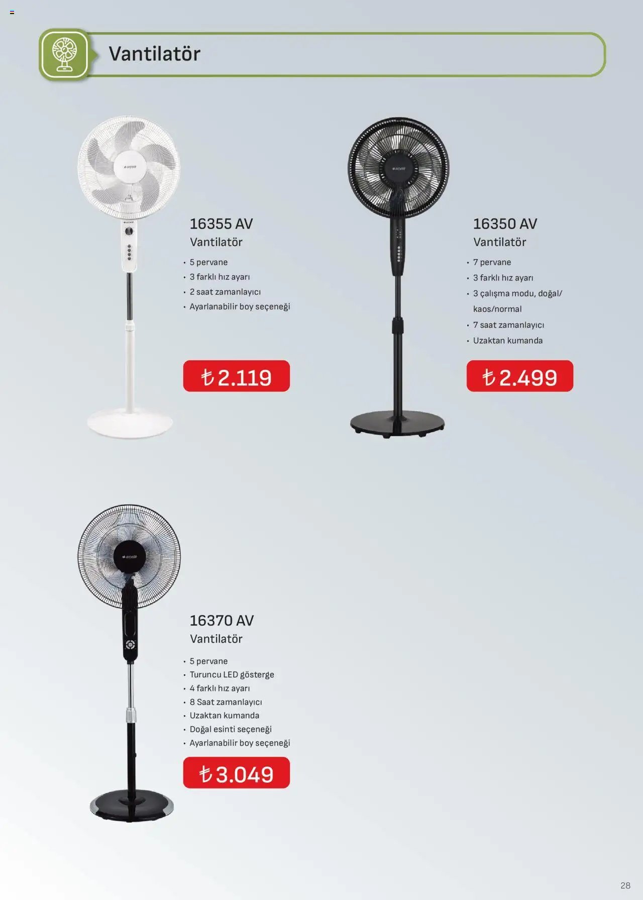 Arçelik İklimlendirme Kataloğu