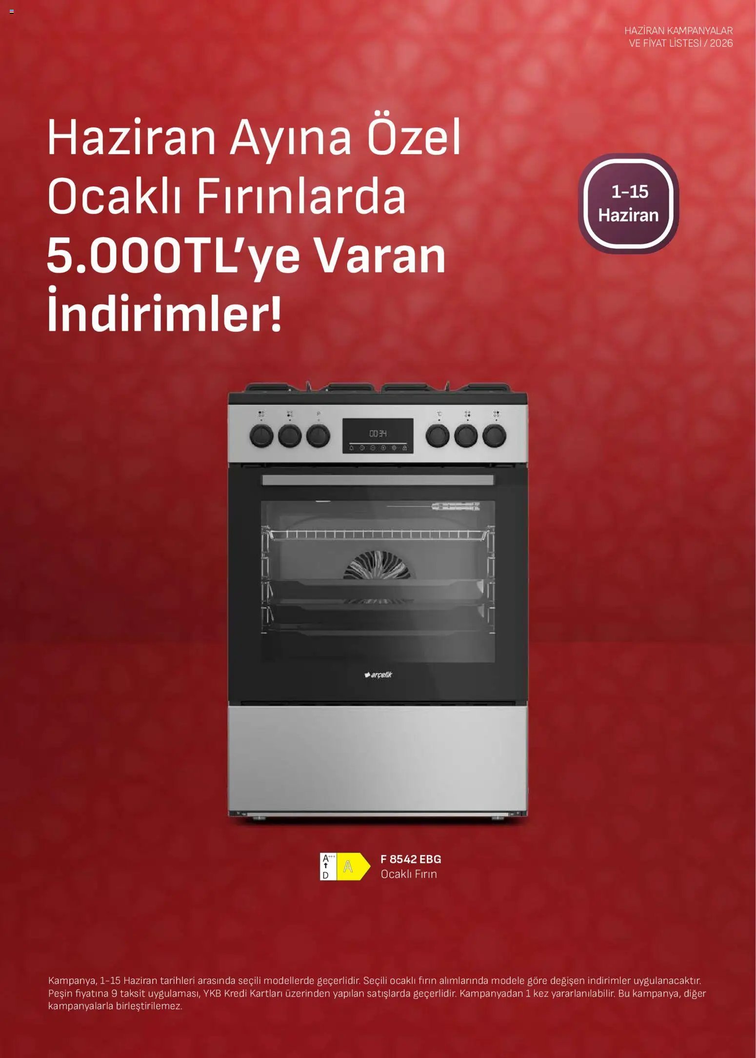 Arçelik - Ankastre Kataloğu