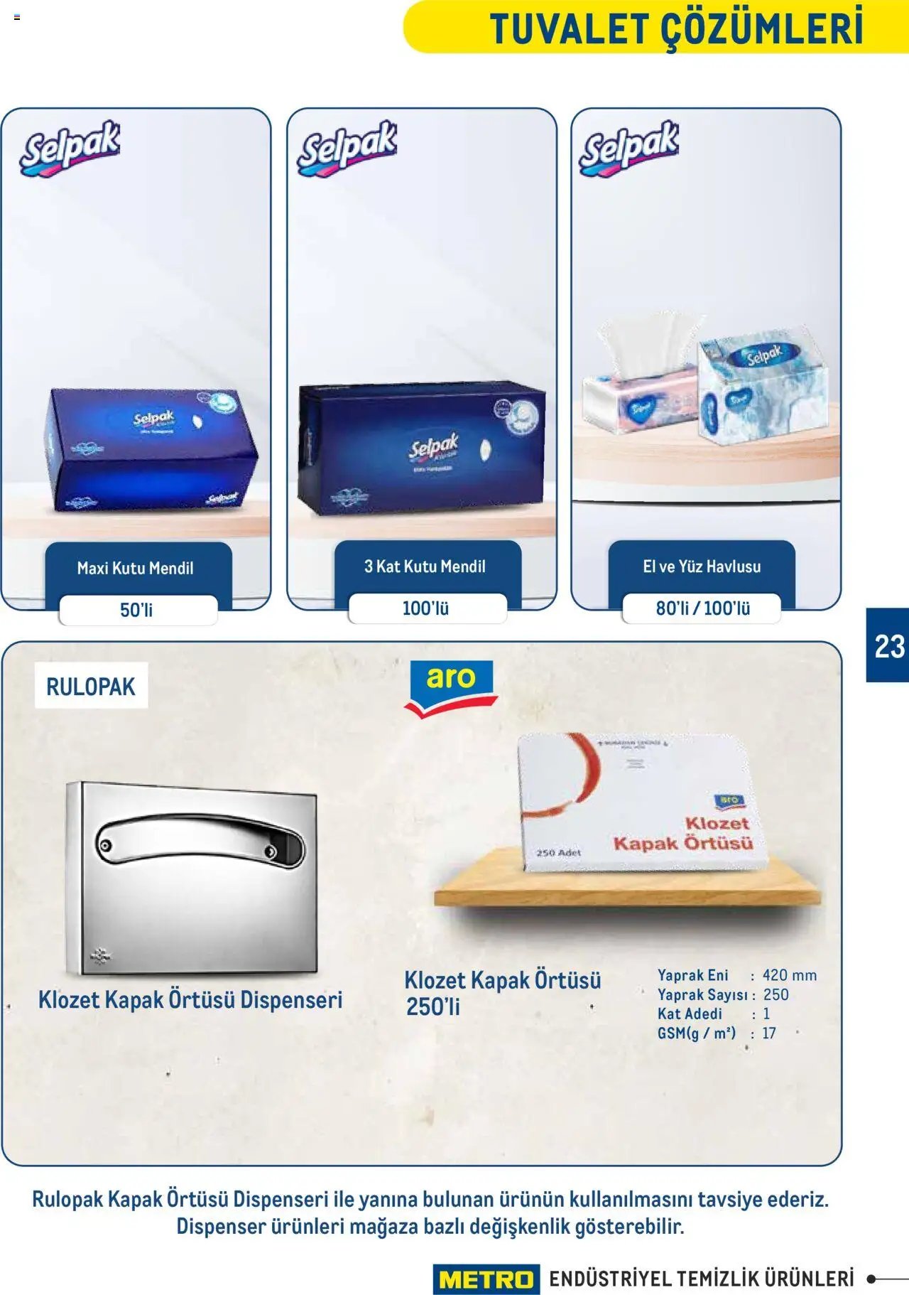 Metro Endüstriyel Temizlik Ürünleri