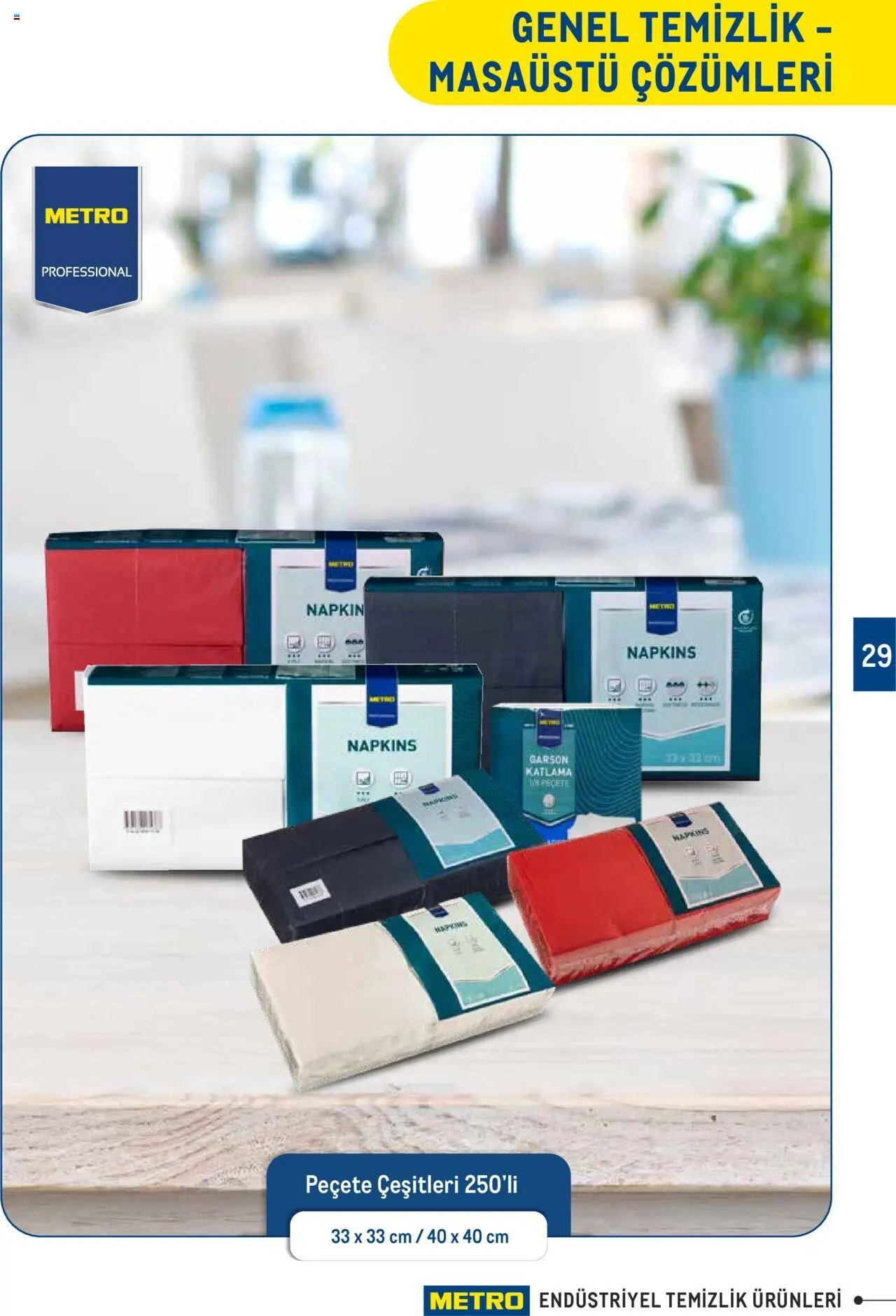 Metro Endüstriyel Temizlik Ürünleri