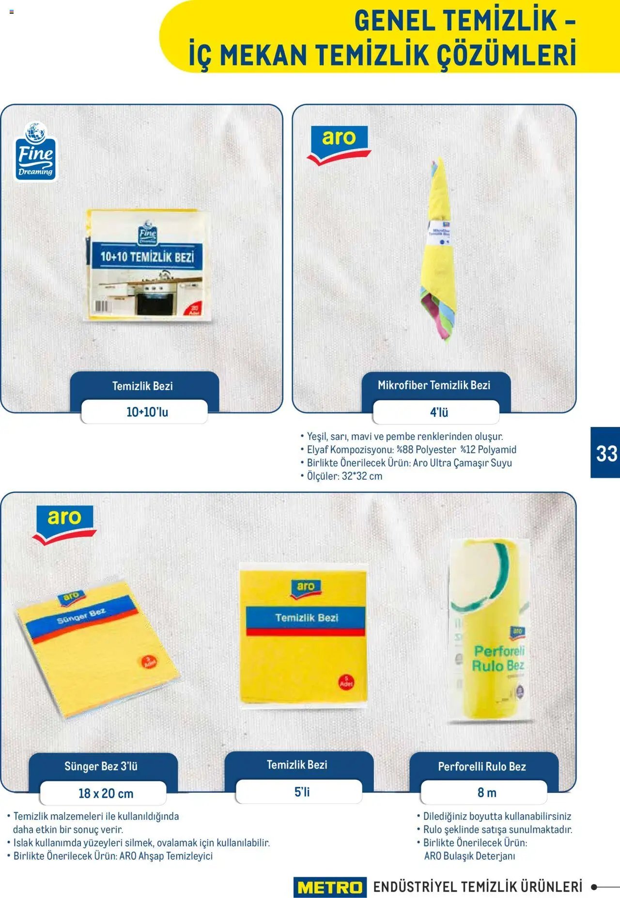 Metro Endüstriyel Temizlik Ürünleri
