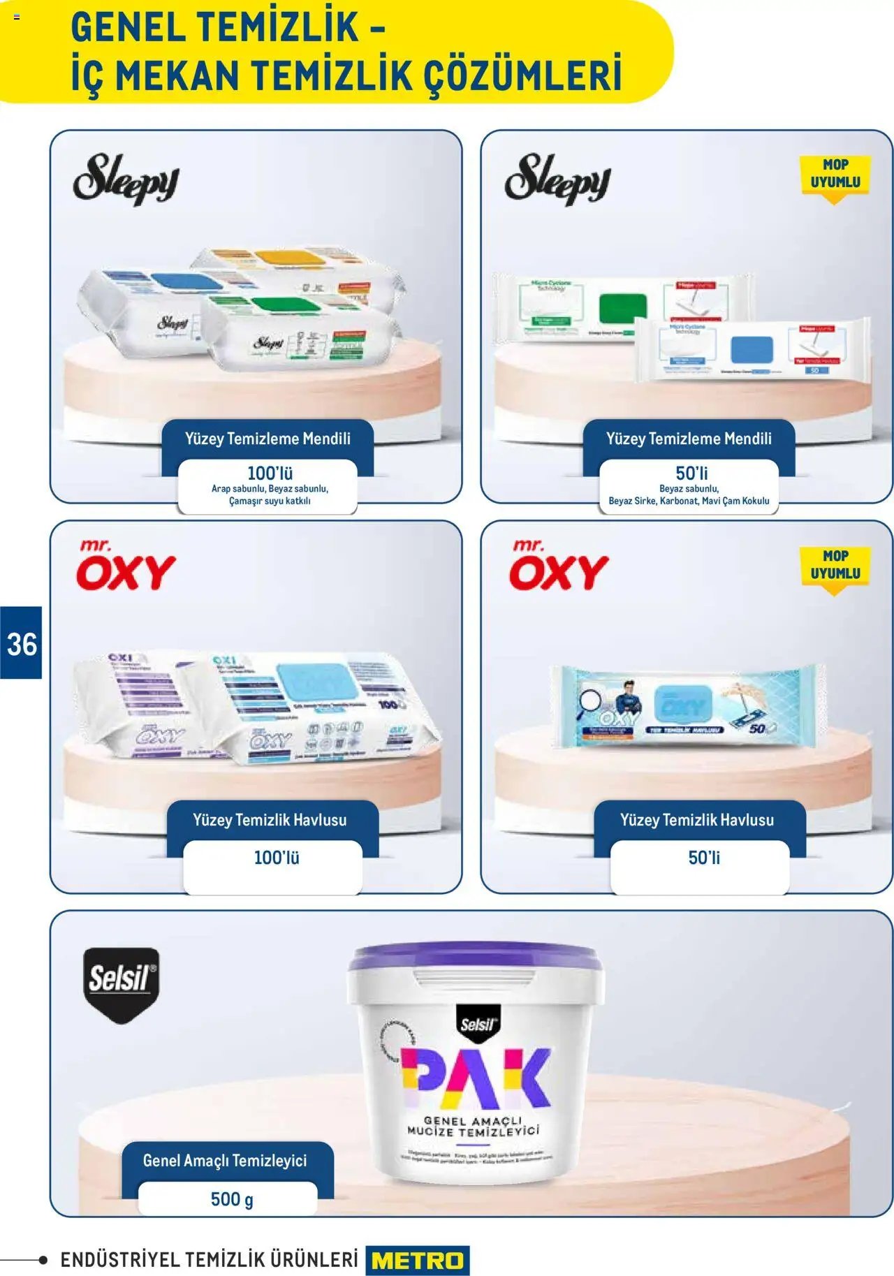 Metro Endüstriyel Temizlik Ürünleri