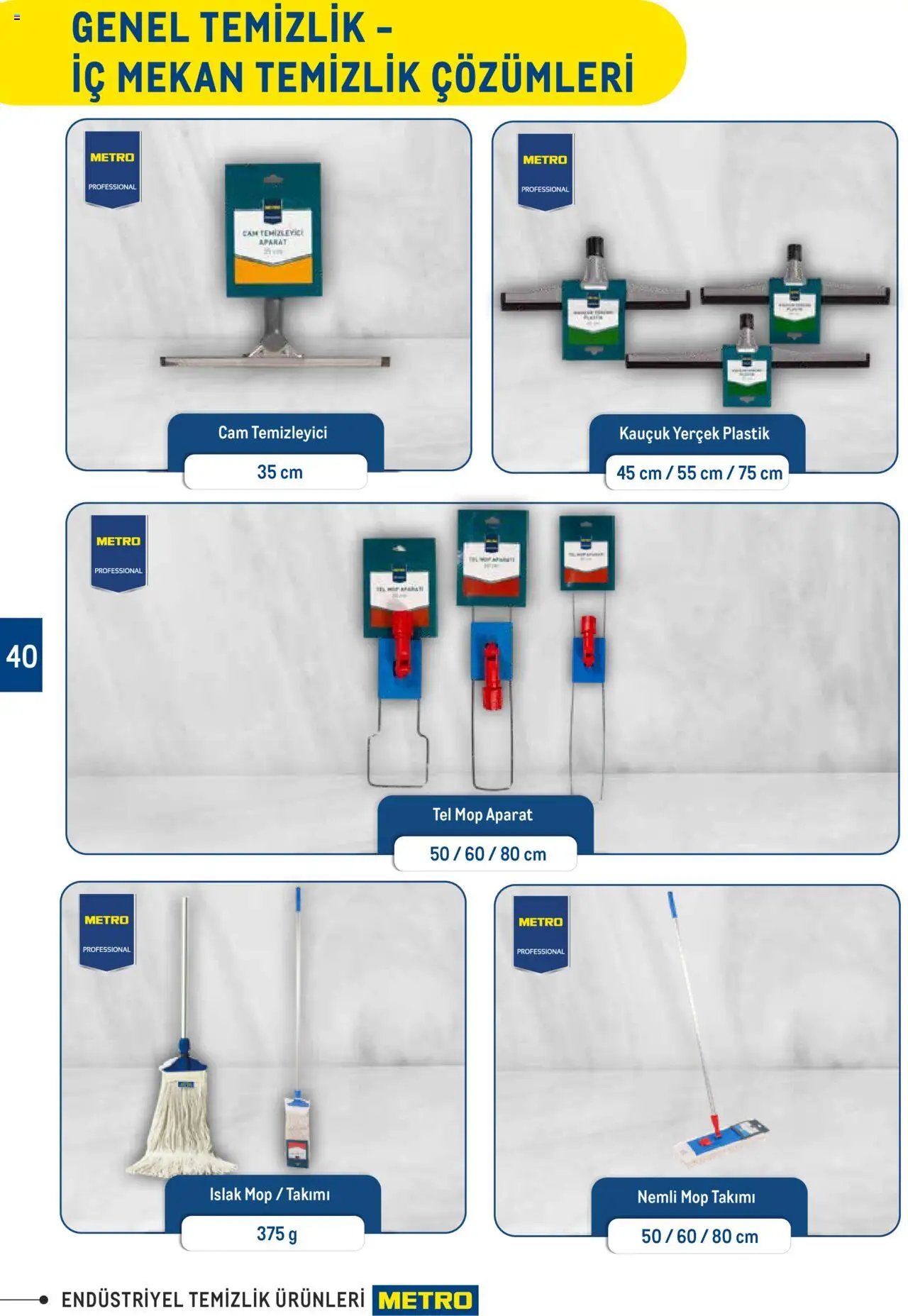 Metro Endüstriyel Temizlik Ürünleri