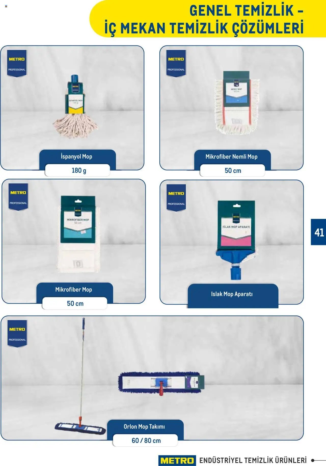 Metro Endüstriyel Temizlik Ürünleri