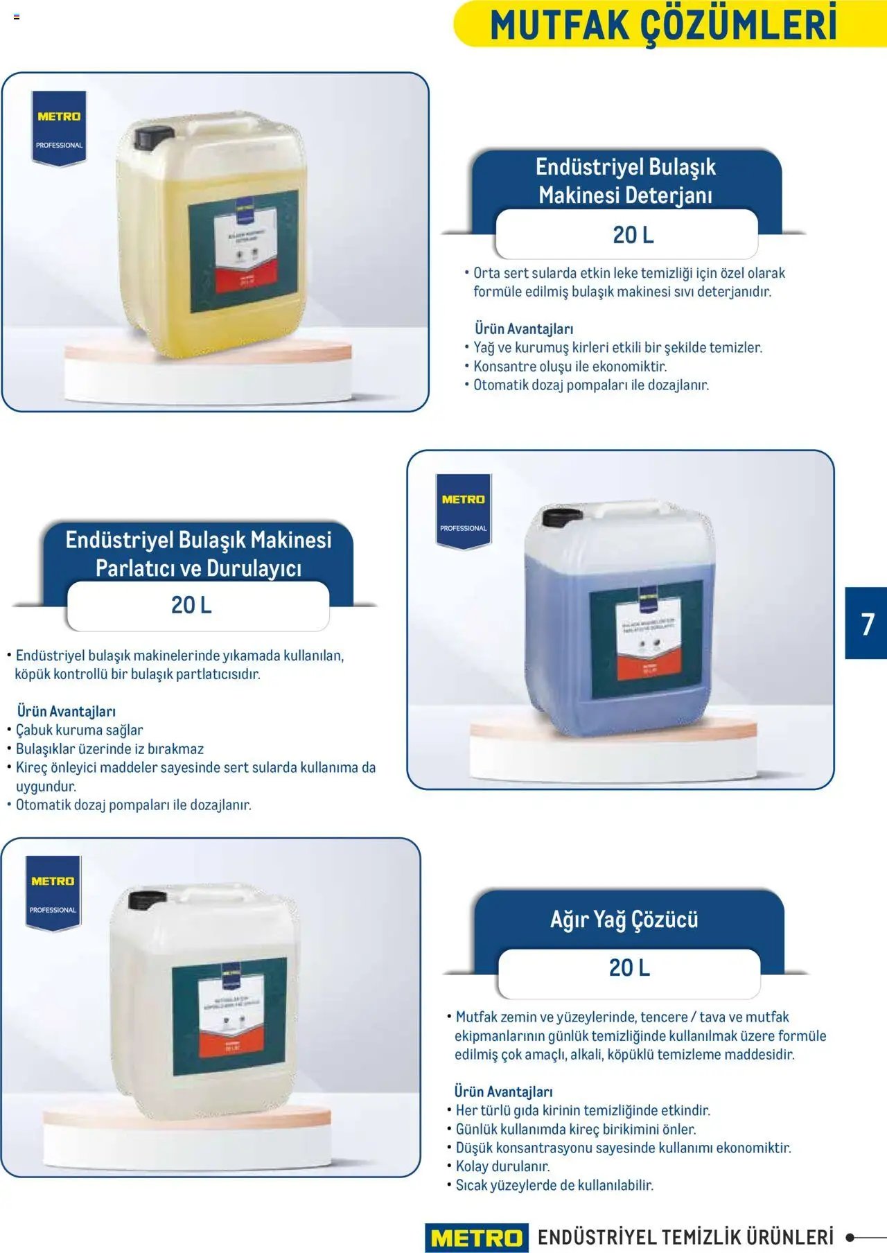 Metro Endüstriyel Temizlik Ürünleri
