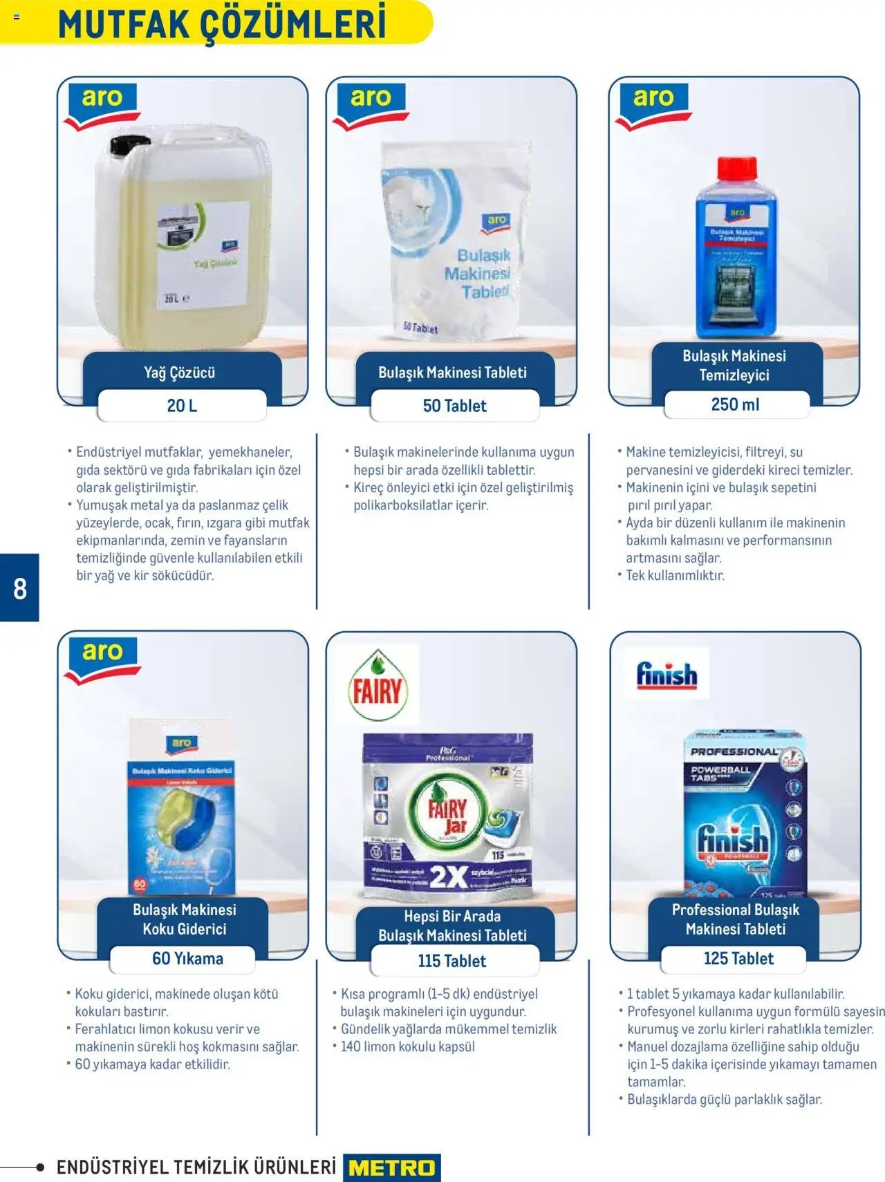 Metro Endüstriyel Temizlik Ürünleri