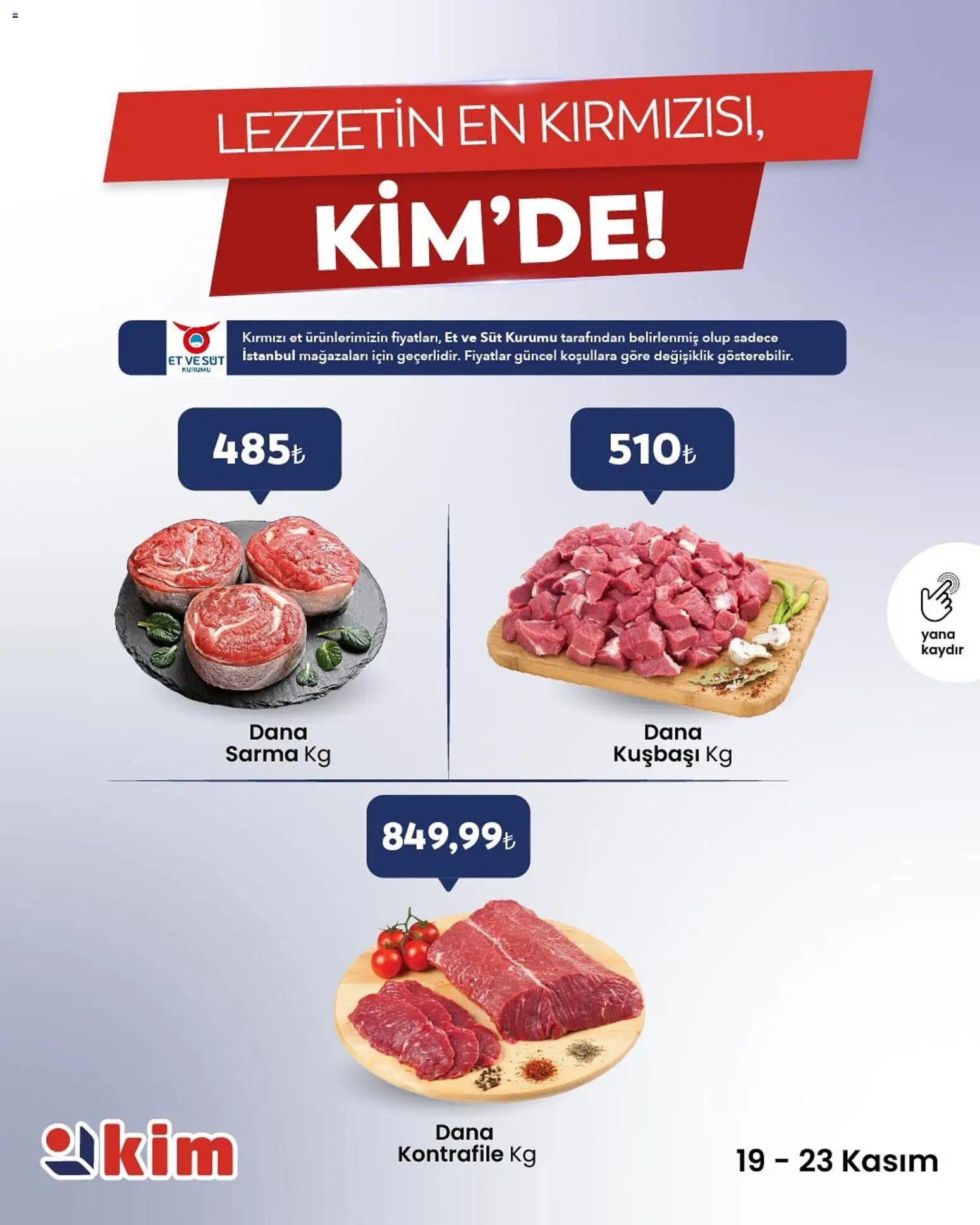 Kim Market Çarşamba’dan Pazar’a Taze ve Temiz Seçimler