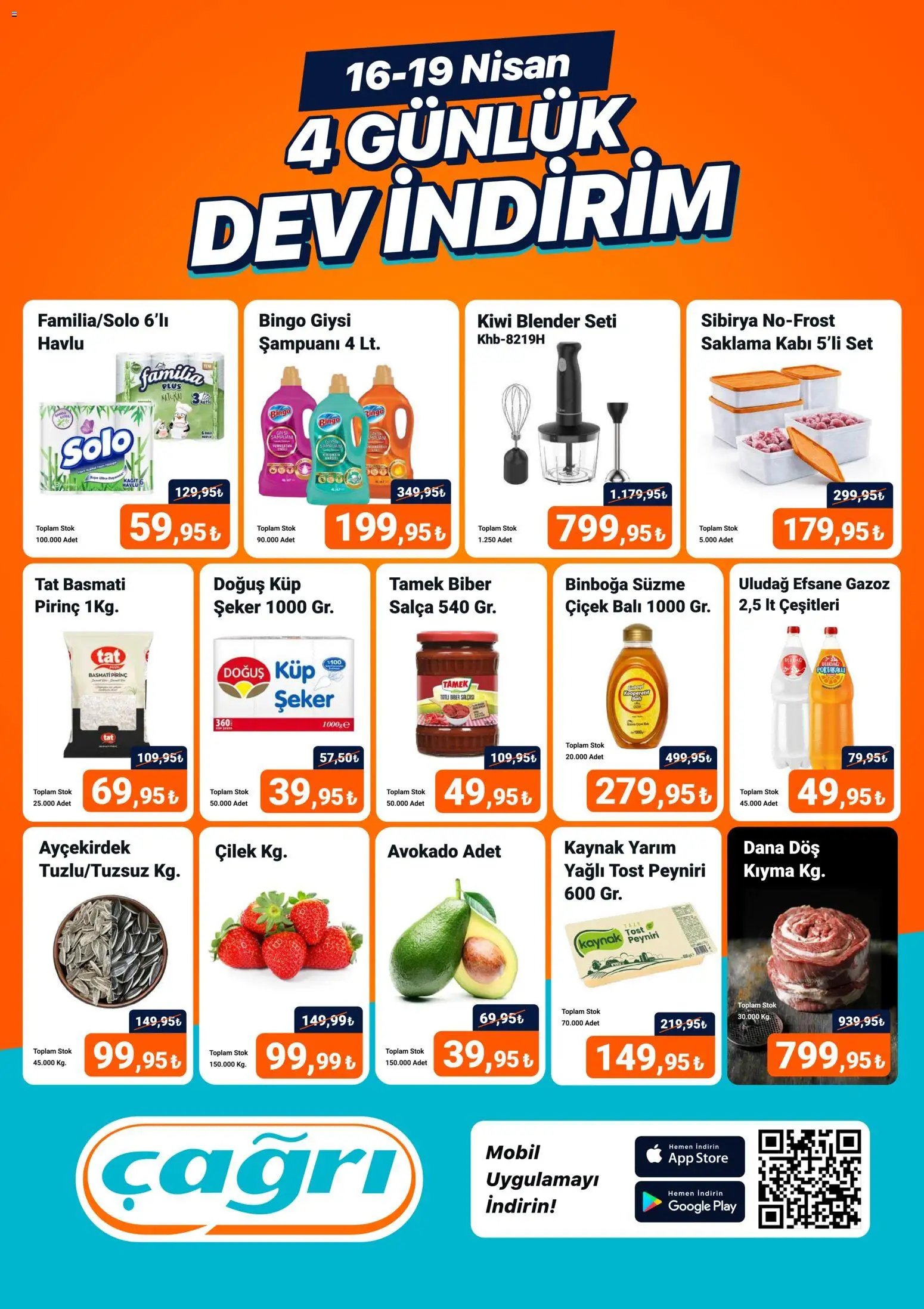 Çağrı Market - 4 Günlük Dev İndirim