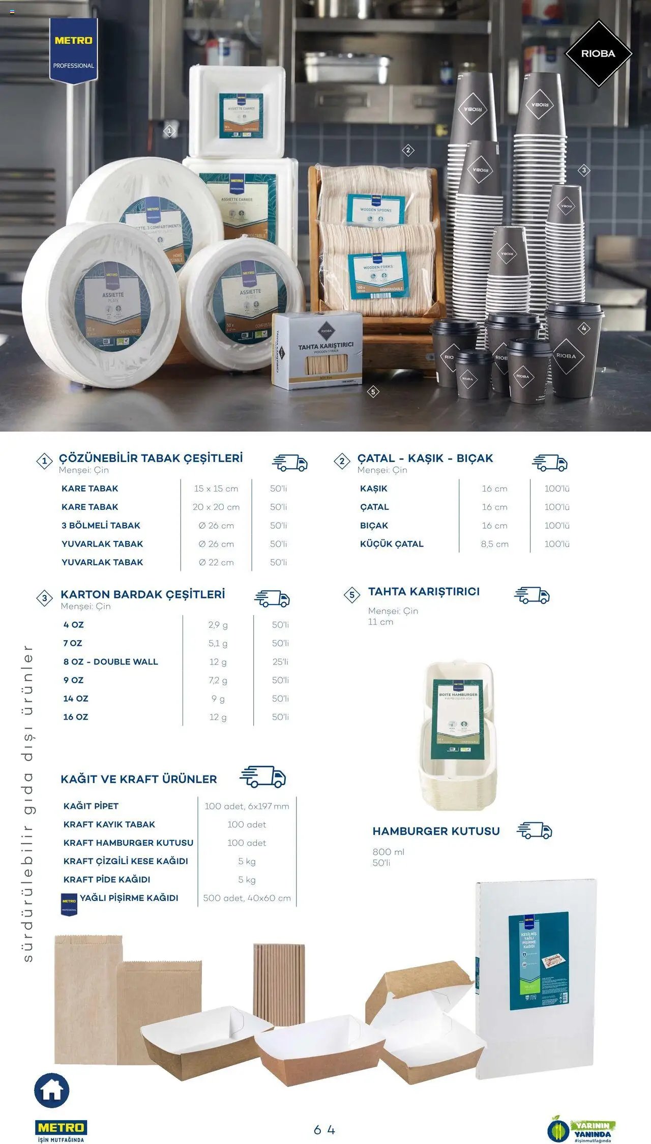 Metro Sürdürülebilir Ürünler Kataloğu