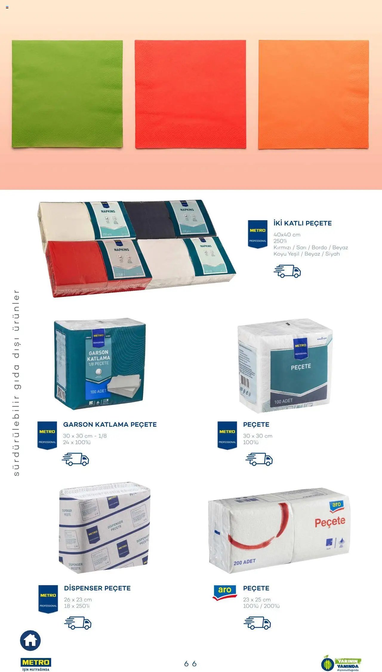 Metro Sürdürülebilir Ürünler Kataloğu