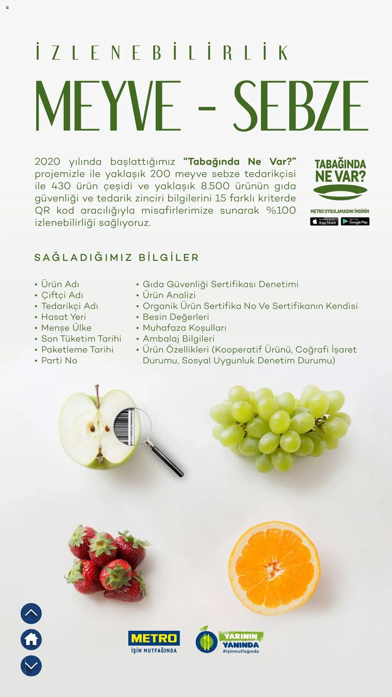 Metro Sürdürülebilir Ürünler Kataloğu