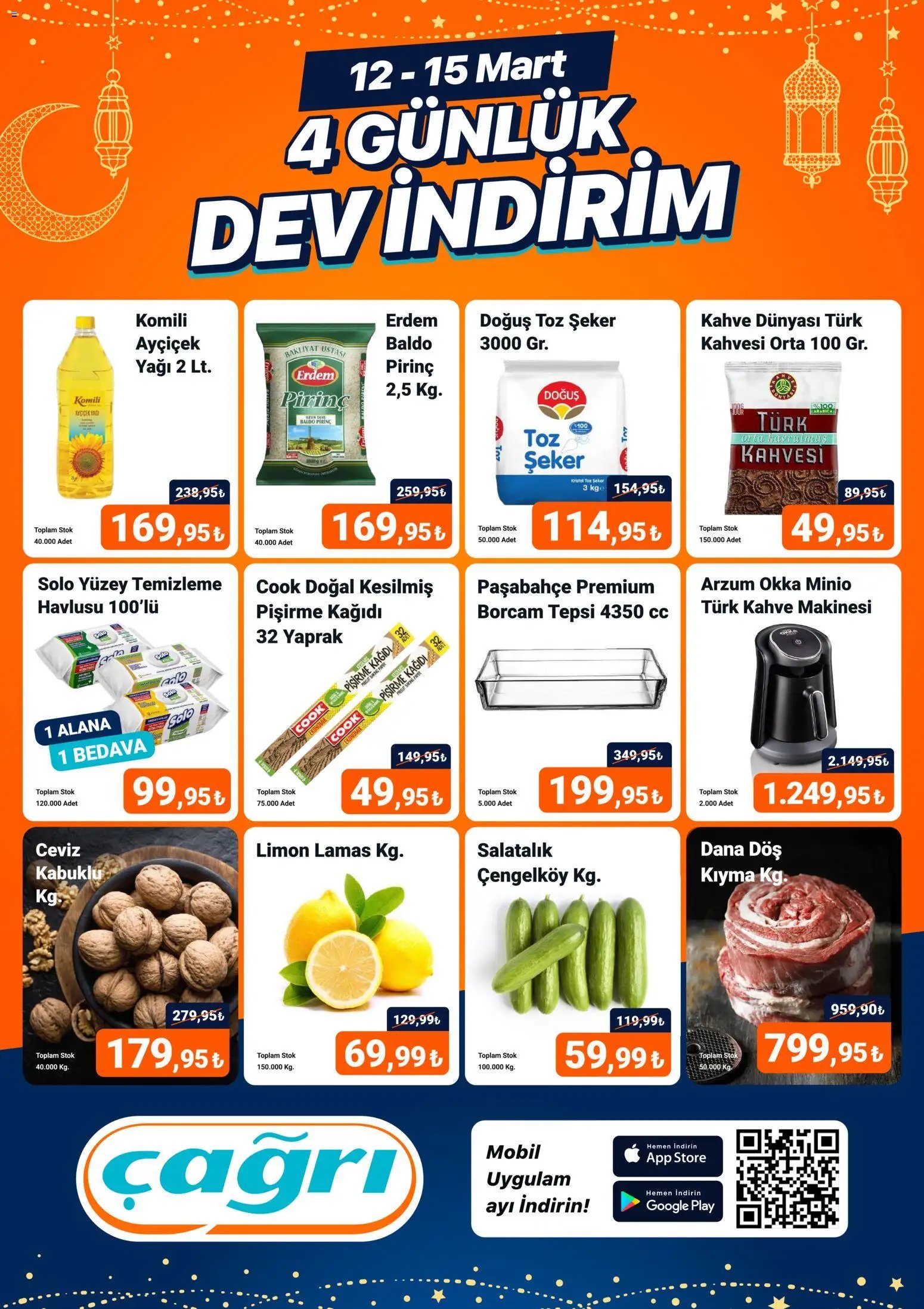 Çağrı Market - Katalog 4 Günlük Dev İndirim Mart